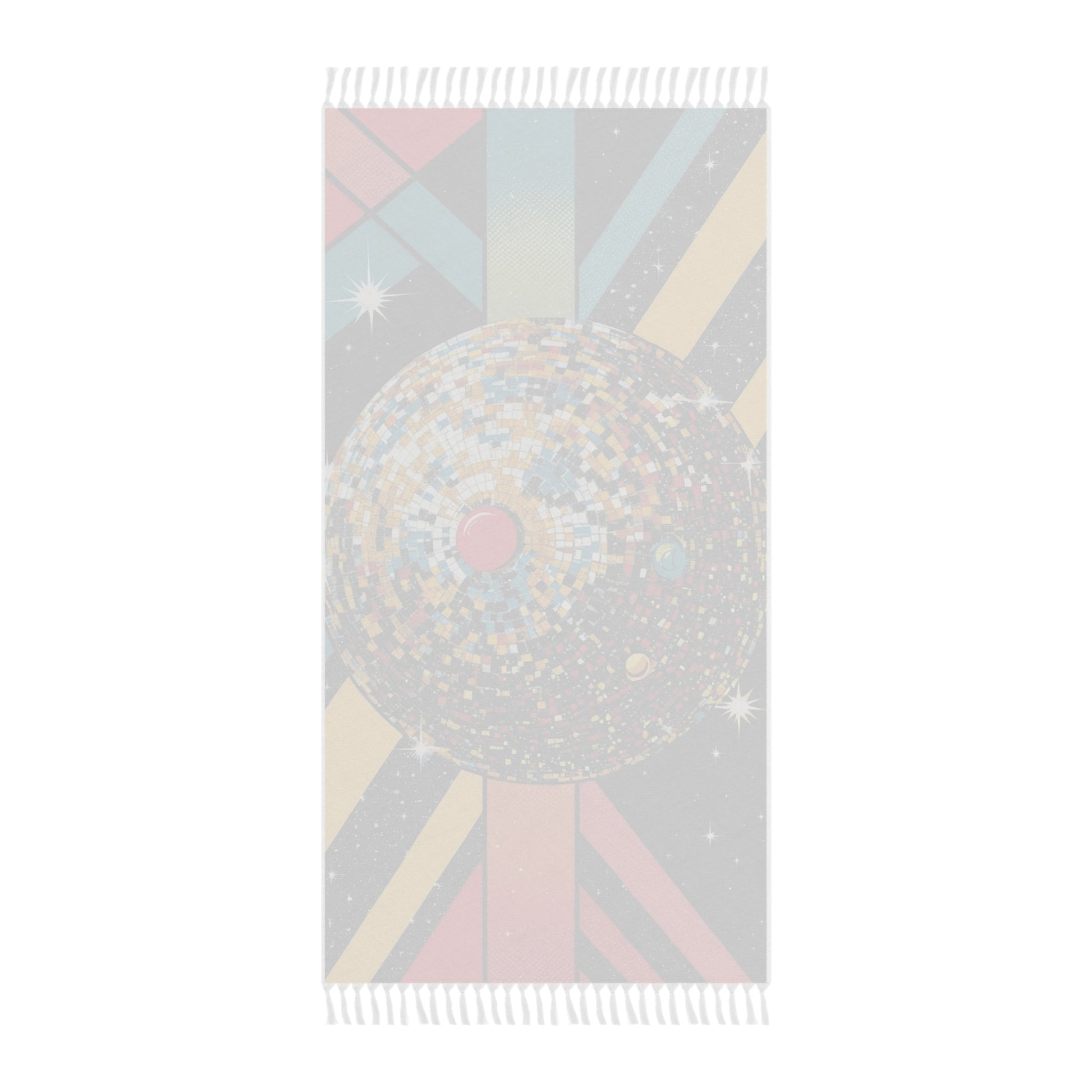 Boho Beach Towel - Cosmic Disco Vibes, Perfect for Pool Parties, Beach Days, Gifts for Surfers, Home Decor, Summer Essentials