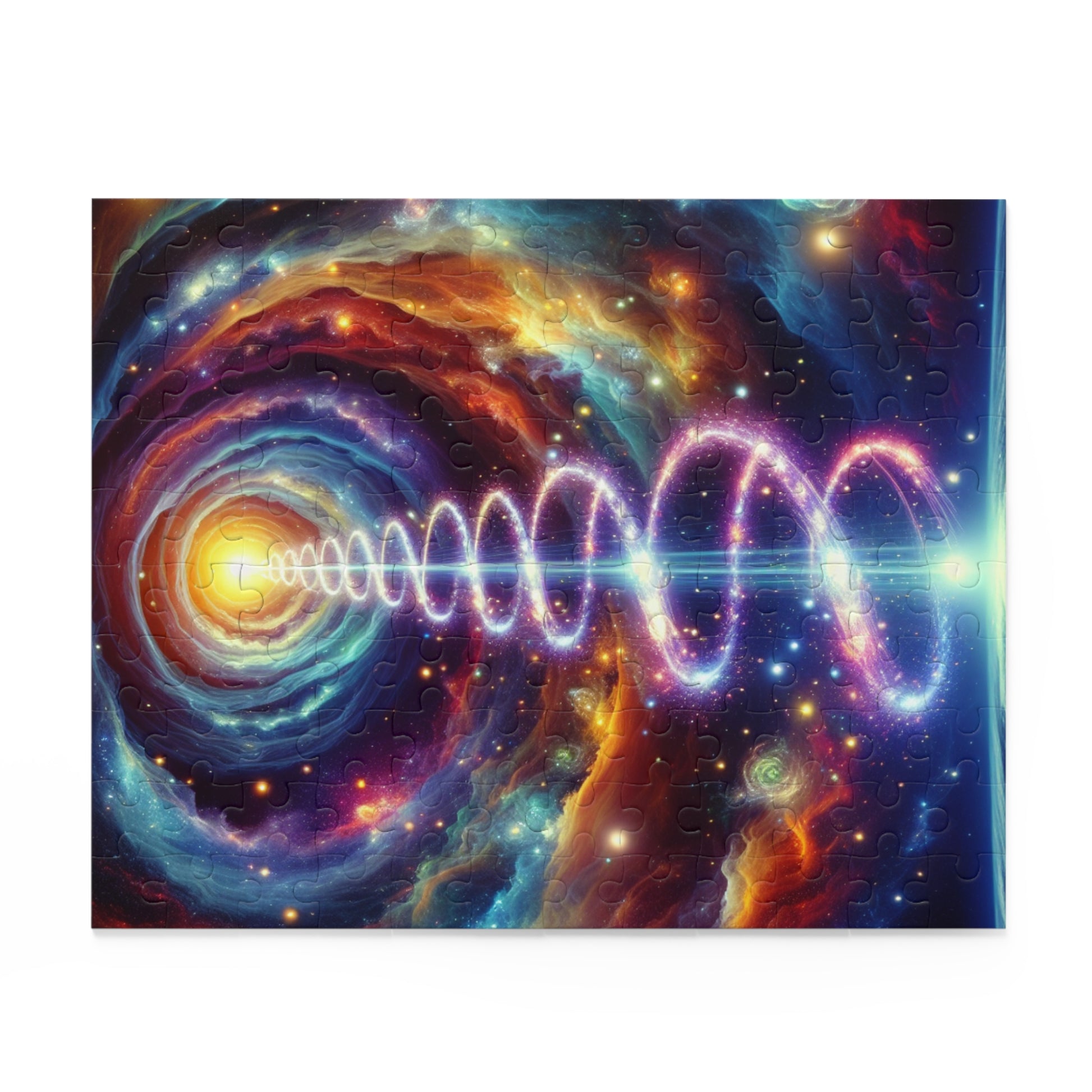 Cosmic Spiral Puzzle | 120, 252, 500-Piece Jigsaw | Perfect Gift for Space Lovers, Family Game Night, Mindful Relaxation