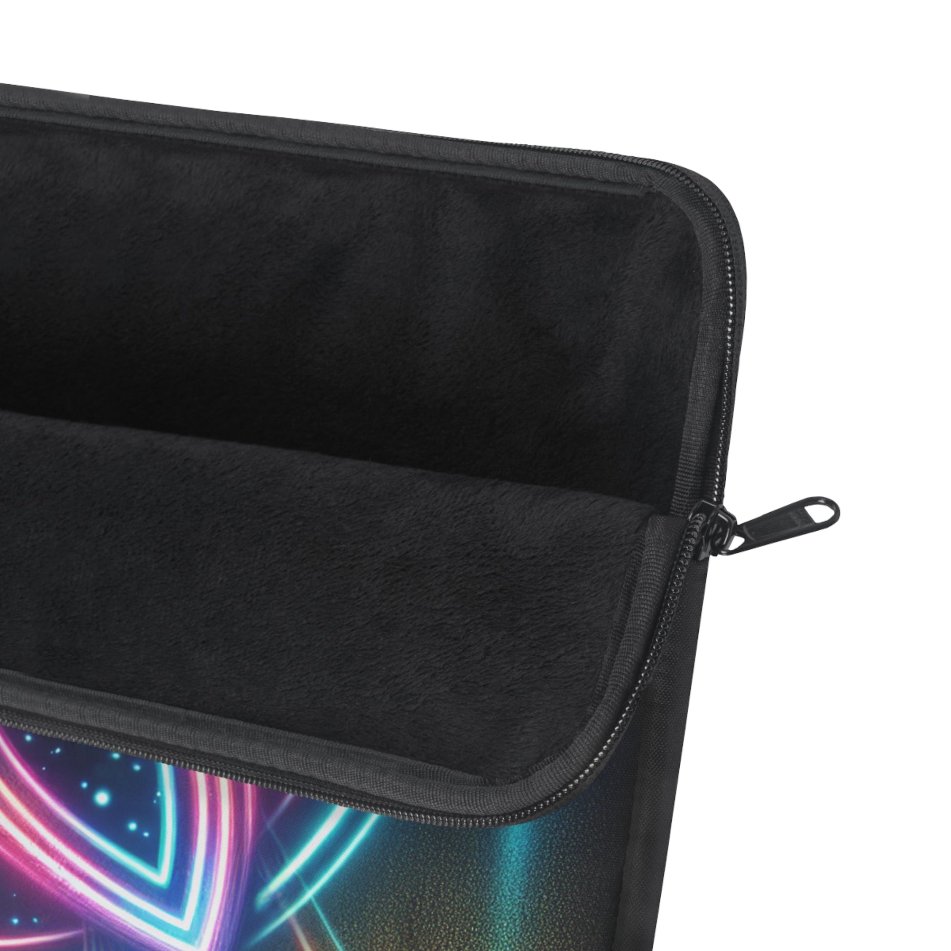 Neon Triskelion Laptop Sleeve | Unique Tech Gift, Modern Laptop Case, Artistic Computer Cover, Bohemian Accessories