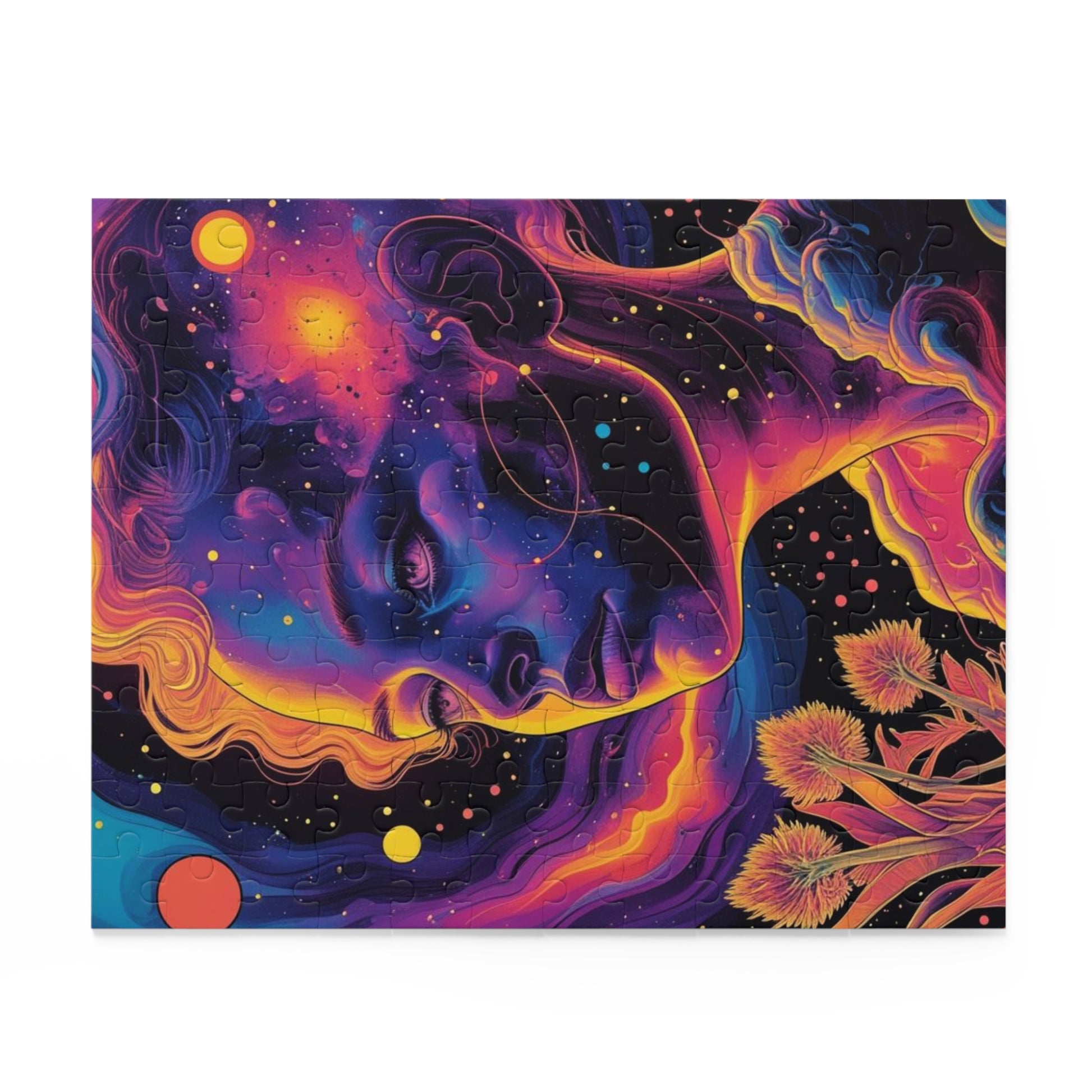 Galactic Dreamer Puzzle | Colorful Cosmic Artwork | 120, 252, 500-Piece Puzzle | Relaxing Decor | Starry Night | Puzzle Lovers Gift | [...]