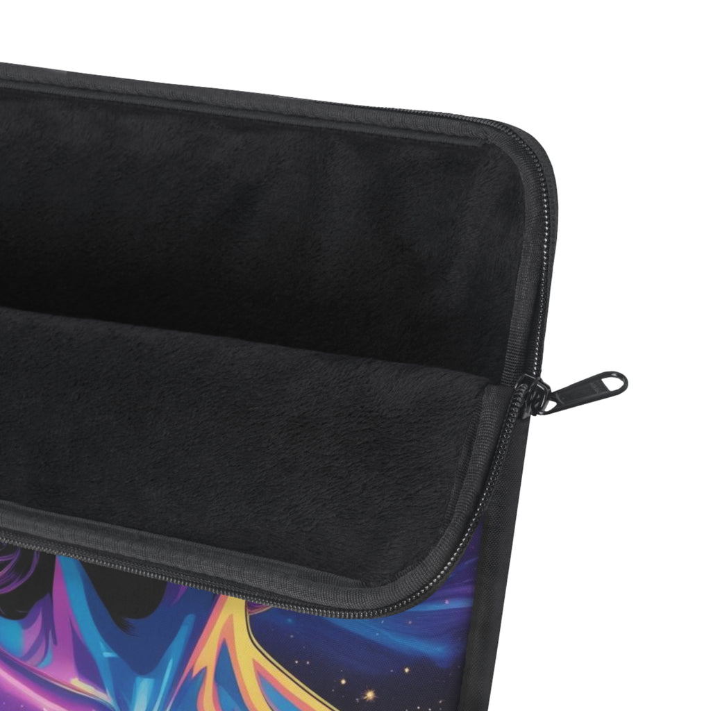 Cosmic Goddess Laptop Sleeve - Bohemian, Art Decor, Gift for Her, Astral Design, Peace Sign Fashion