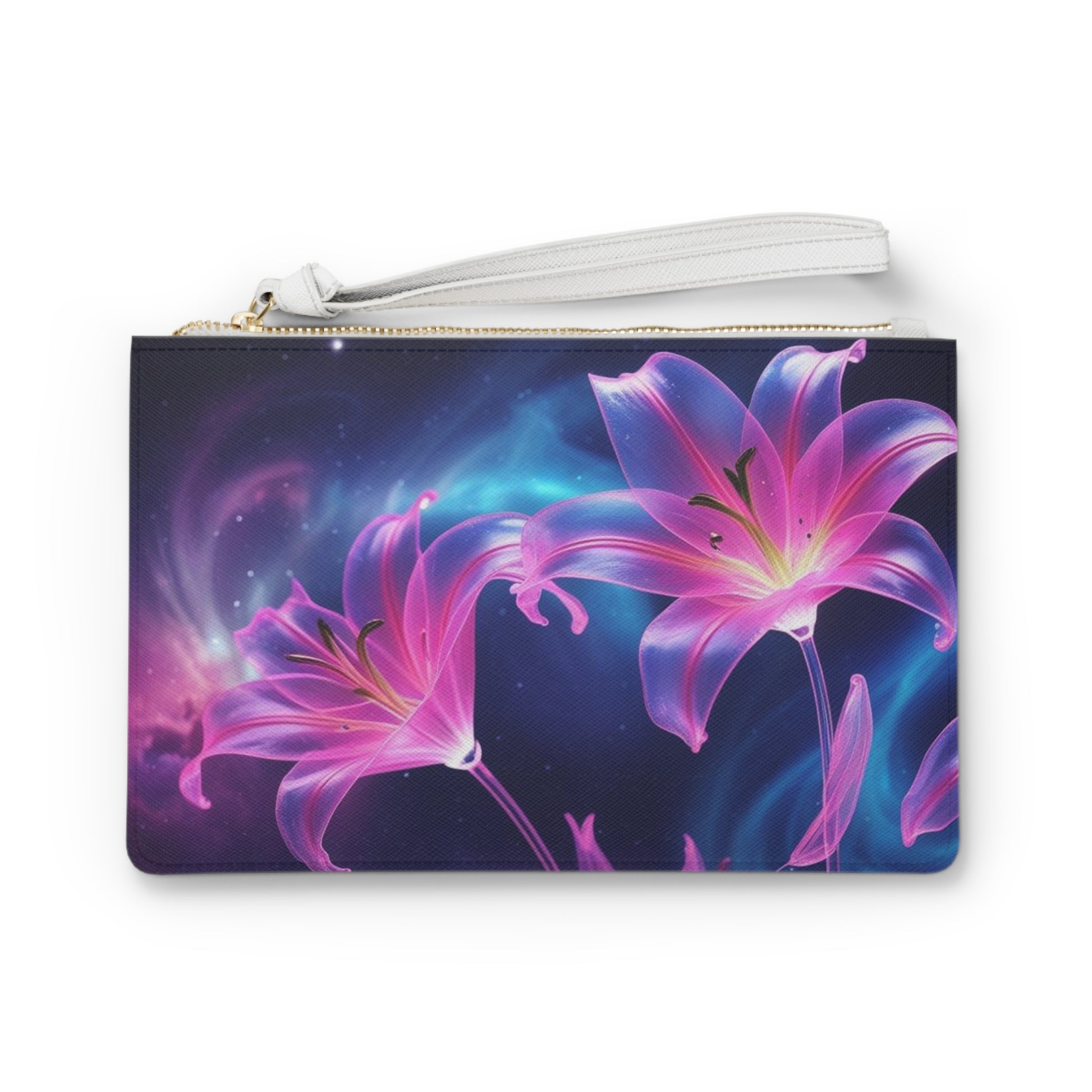 Floral Clutch Bag, Elegant Wristlet, Evening Purse, Vibrant Accessory, Gift for Her, Date Night Essential