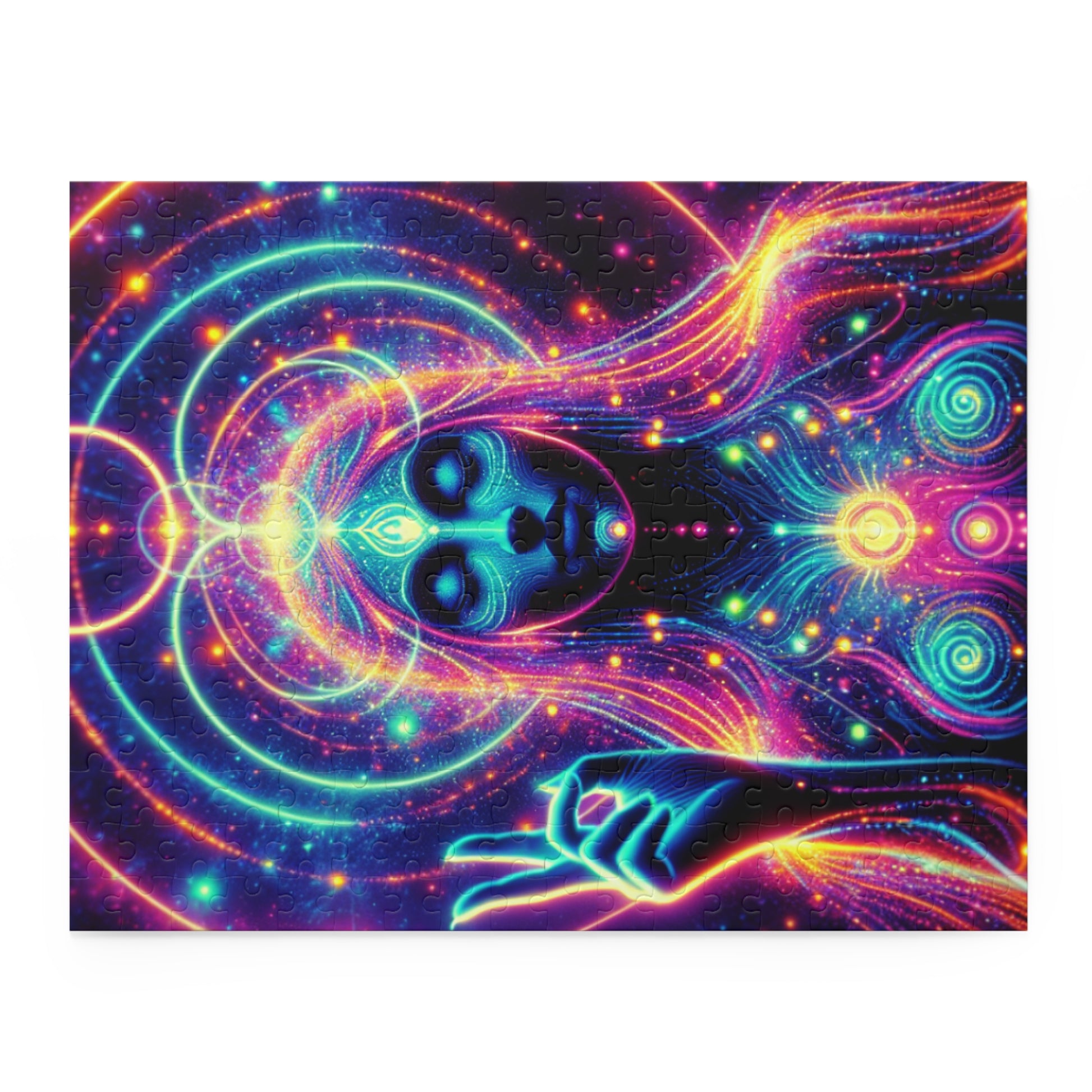Neon Cosmic Puzzle – Mindful Meditation Art, Mystical 500-Piece Jigsaw, Colorful Puzzle for Relaxation, Gift for Spiritual Seekers, [...]