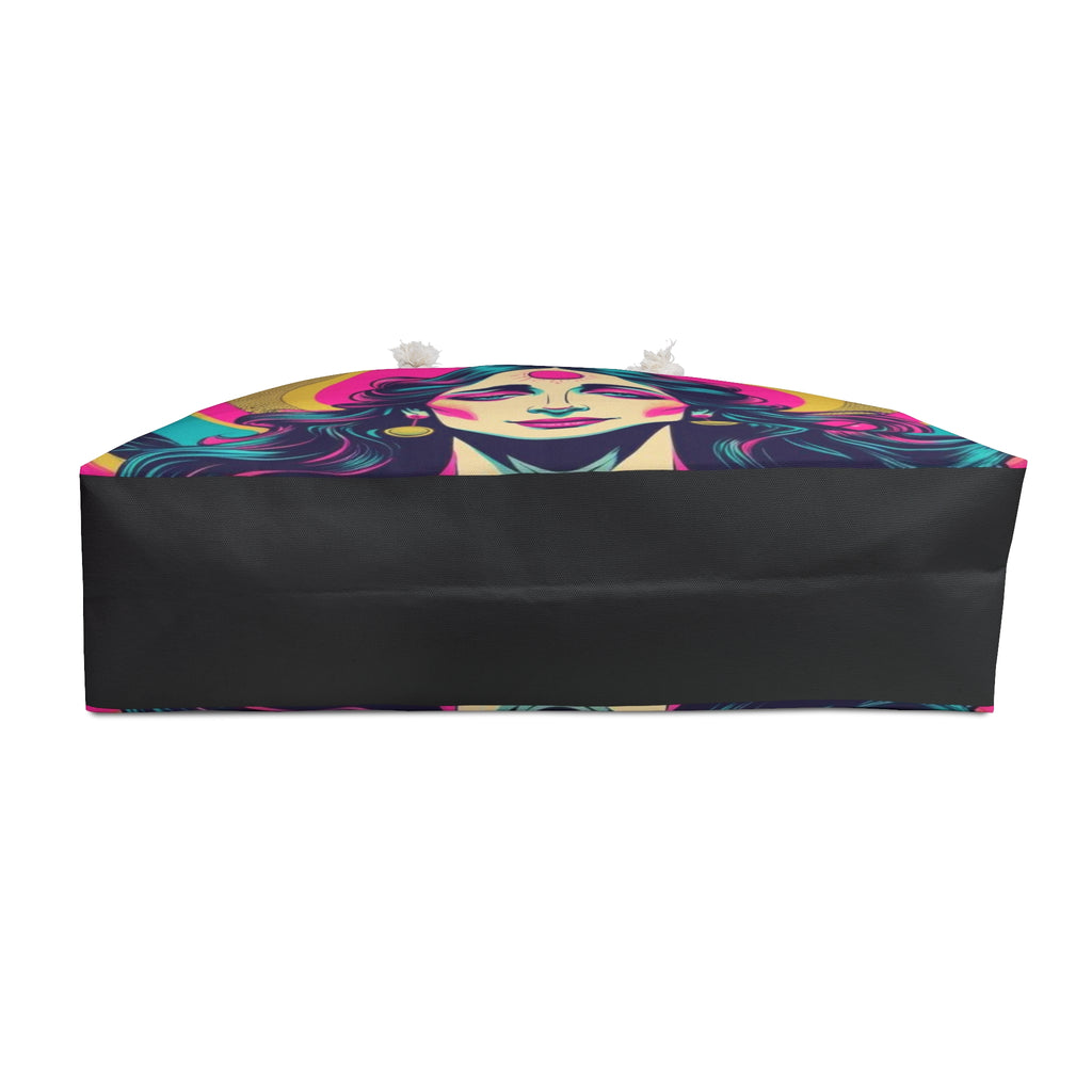 Goddess Art Weekender Bag | Boho Travel Tote, Gypsy Bag, Festival Carryall, Beach Bag, Unique Gift for Her