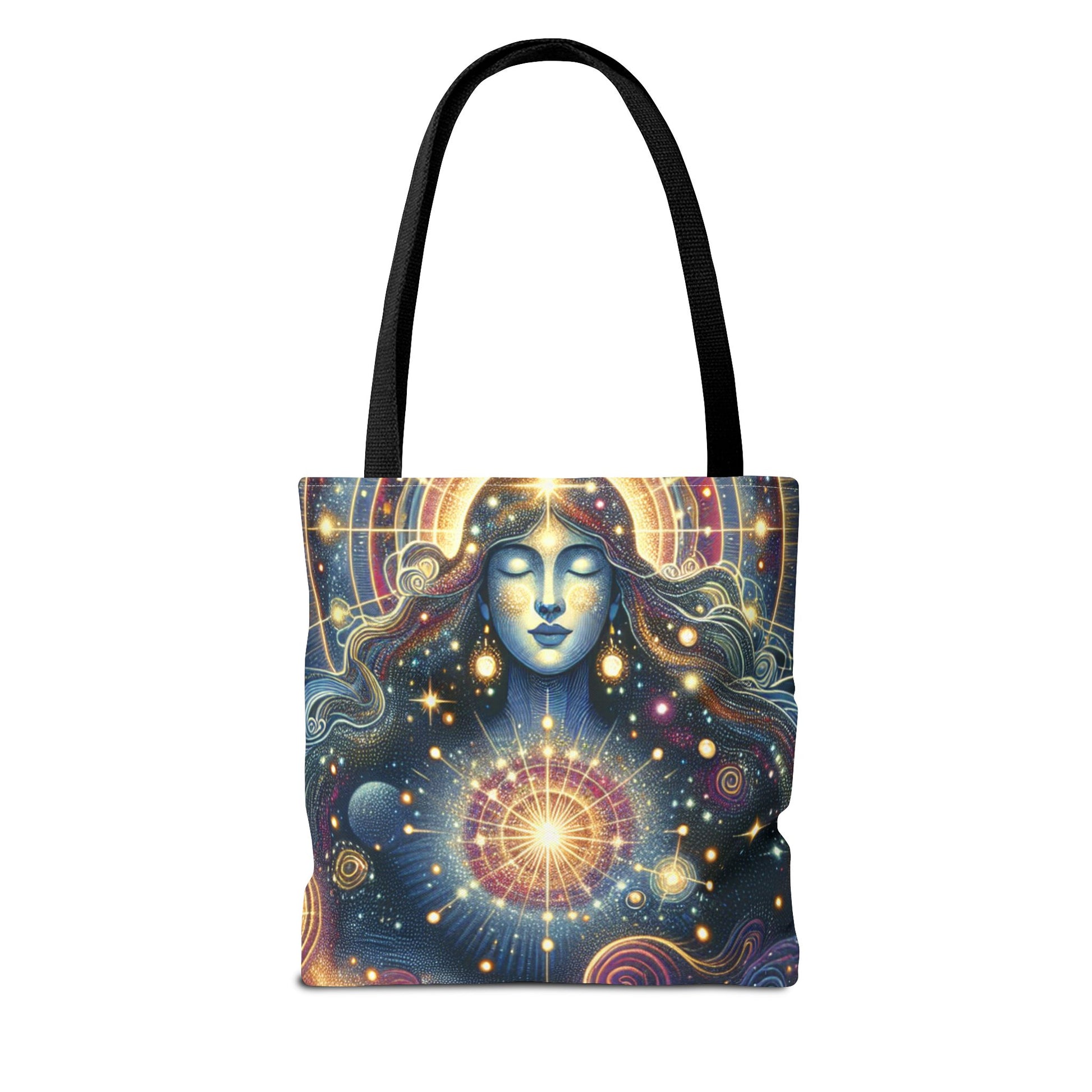 Celestial Goddess Tote Bag | Boho Chic Bag, Astrology Gift, Eco-Friendly Shopping, Mystical Art, Everyday Use