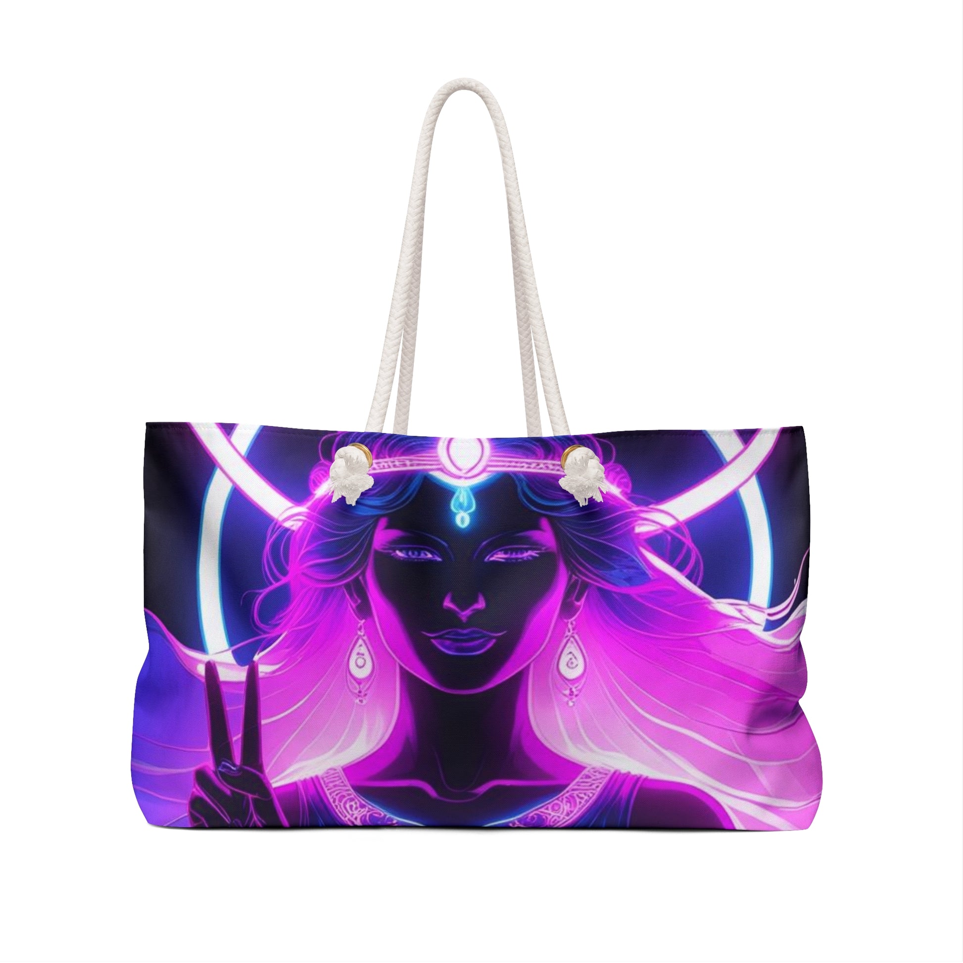 Mystical Weekender Bag | Bohemian Tote for Travel, Yoga, Festivals, Summer Getaways, Spiritual Gifts