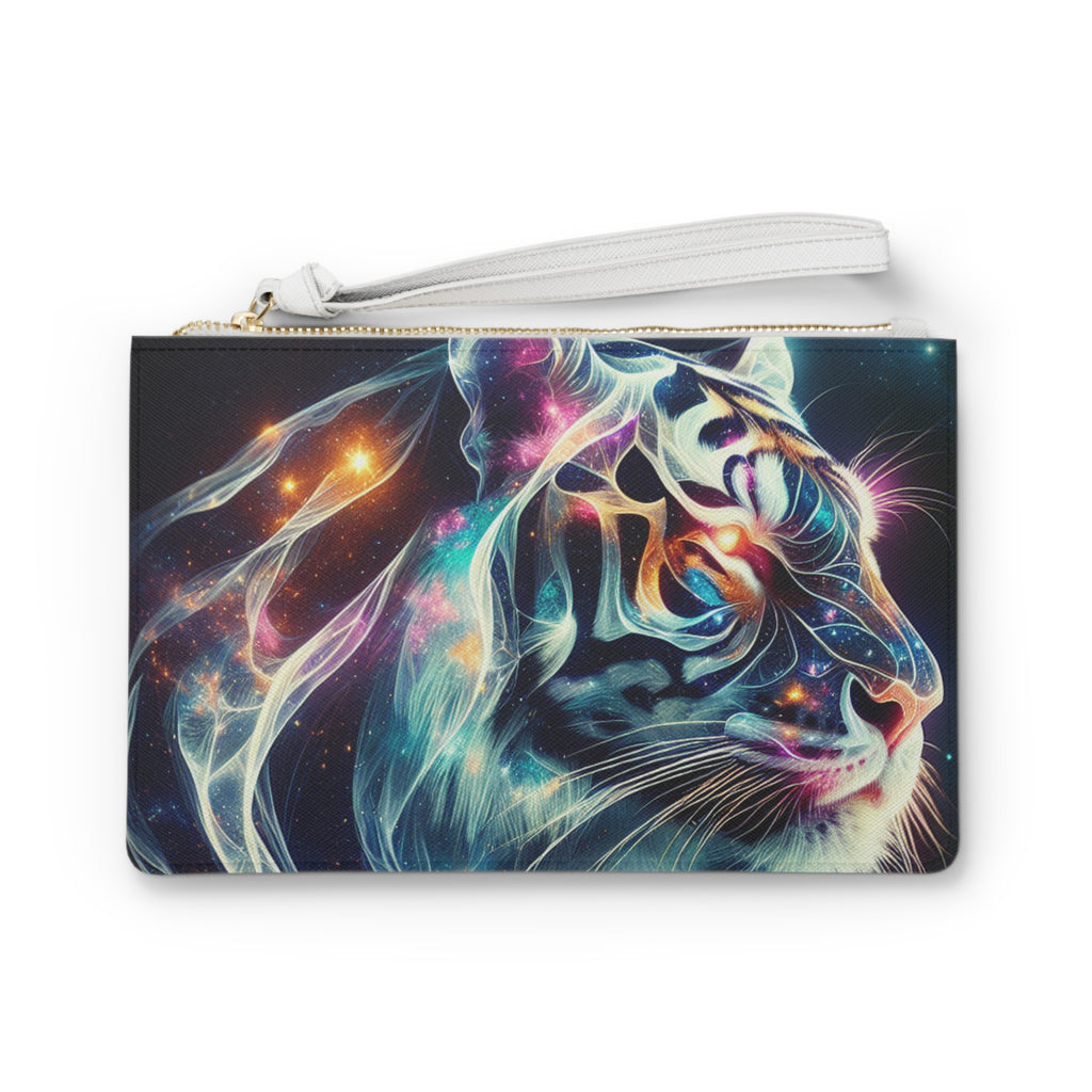 Cosmic Clutch Bag for Dreamers, Elegant Zodiac Accessory, Festival Bag, Lotus Flower Handbag, Celestial Pouch, Perfect Gift