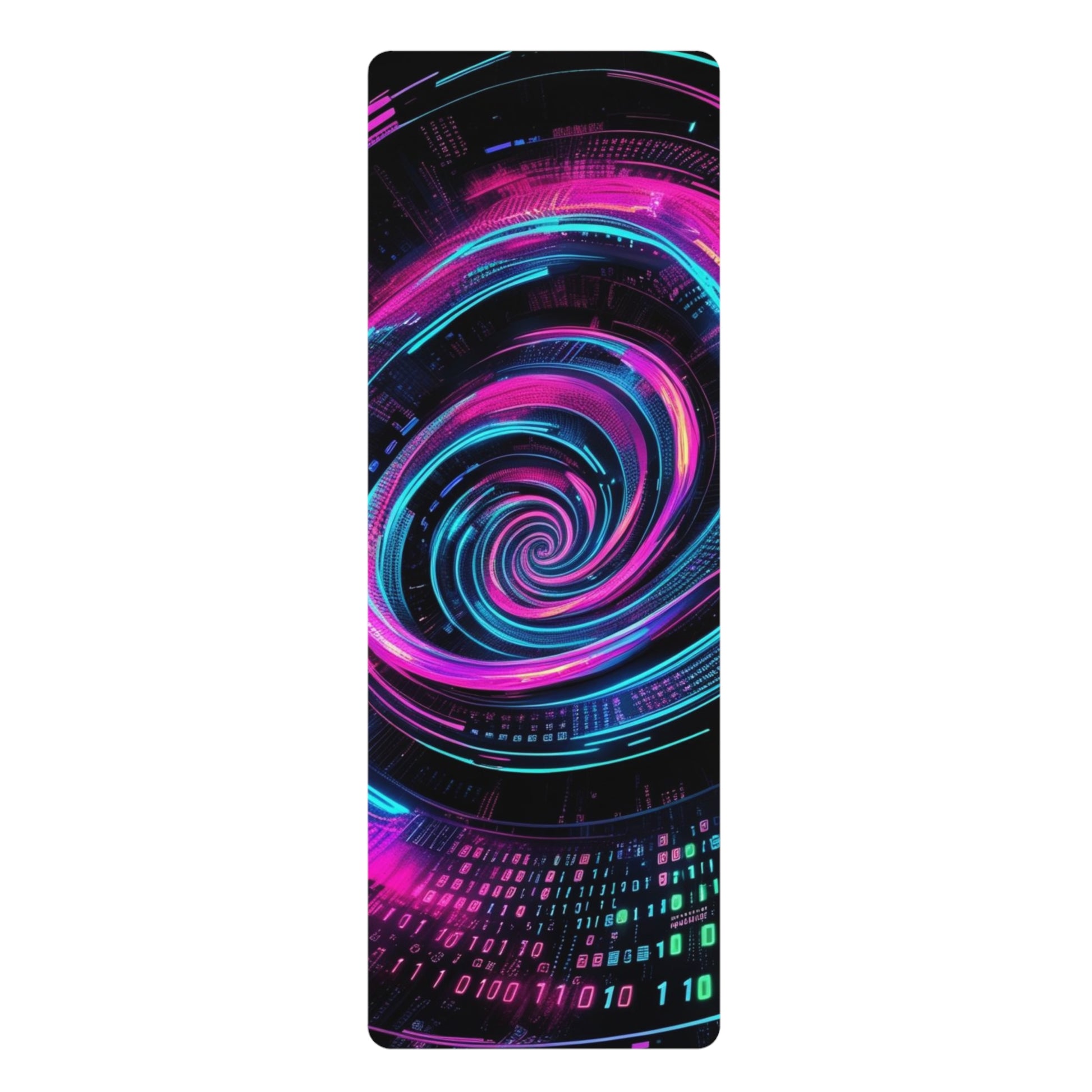 Neon Galaxy Yoga Mat | Eco-Friendly Exercise Mat | Unique Gift for Yoga Lovers | Home Fitness Accessories | Vibrant Workout Gear