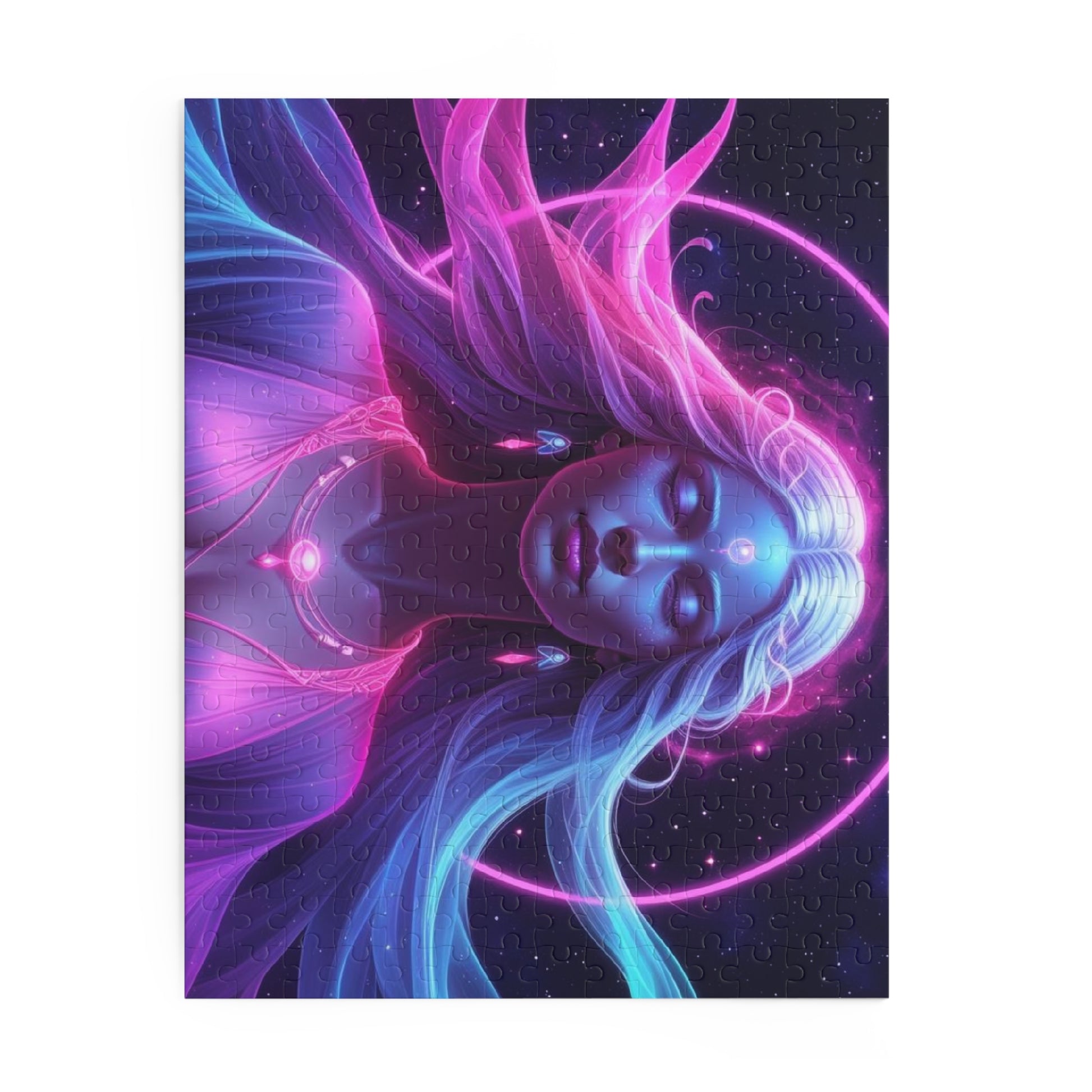 Mystical Goddess Puzzle - 120, 252, 500-Piece | Meditative, Spiritual Decor, Gift for Puzzle Lovers, Mindfulness Activity, Art Enthusiasts