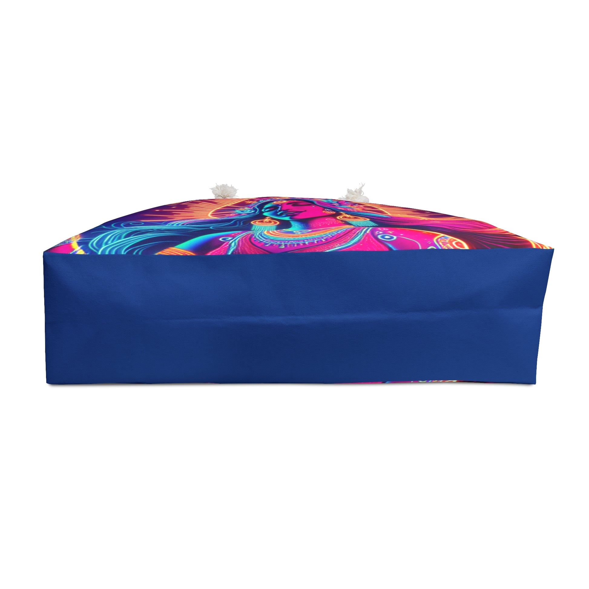 Vibrant Goddess Weekender Bag, Boho Travel Tote, Colorful Beach Bag, Festival Weekender, Yoga Retreat Accessory