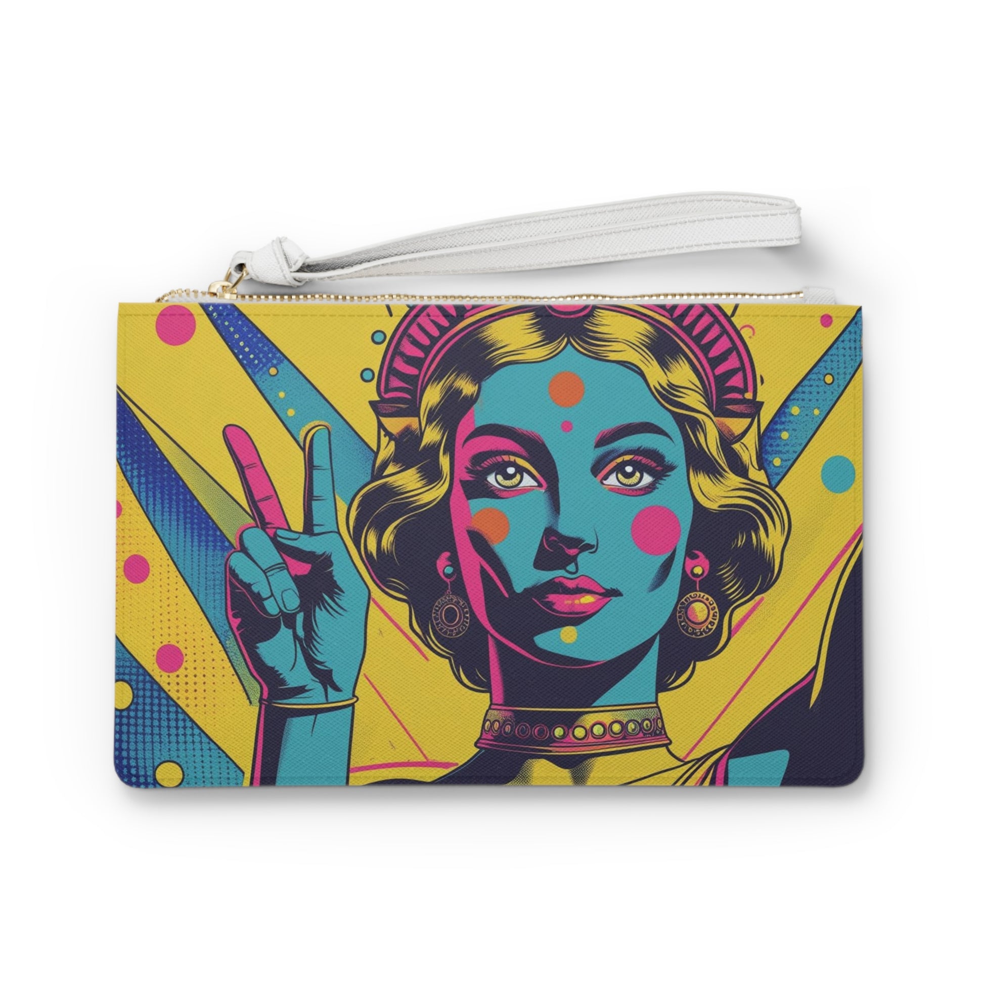Colorful Statement Clutch Bag - Chic Accessory for Festivals, Parties, Everyday Use, Boho Style, Gift for Her