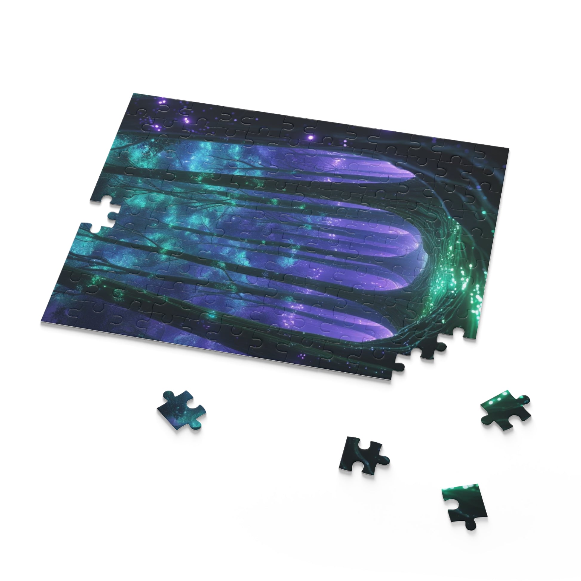 Mystical Forest Puzzle (120, 252, 500-Piece) - Enchanting Jigsaw for Relaxation, Home Decor, Gift for Nature Lovers, Family Fun, Brain Games