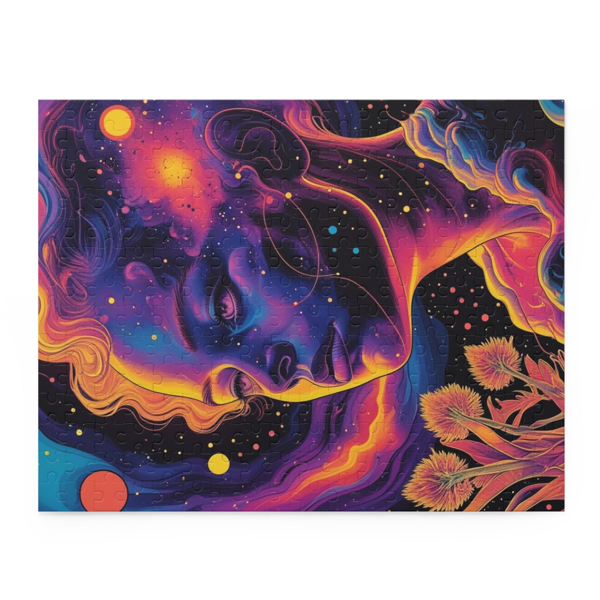 Galactic Dreamer Puzzle | Colorful Cosmic Artwork | 120, 252, 500-Piece Puzzle | Relaxing Decor | Starry Night | Puzzle Lovers Gift | [...]