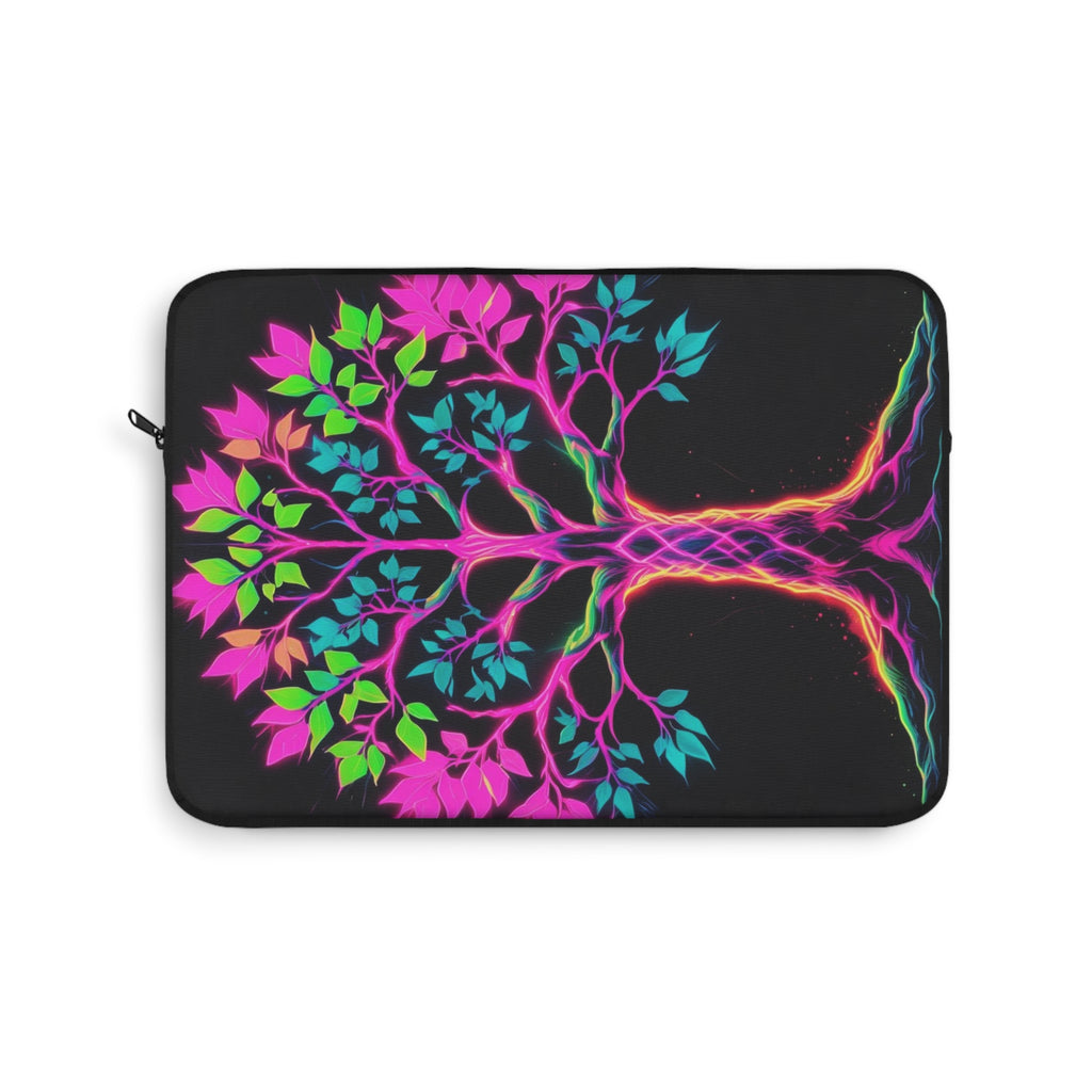 Vibrant Tree Laptop Sleeve - Eco-Friendly Tech Case, Colorful Computer Bag, Holiday Gift, Nature Lover's Accessory, Custom Design