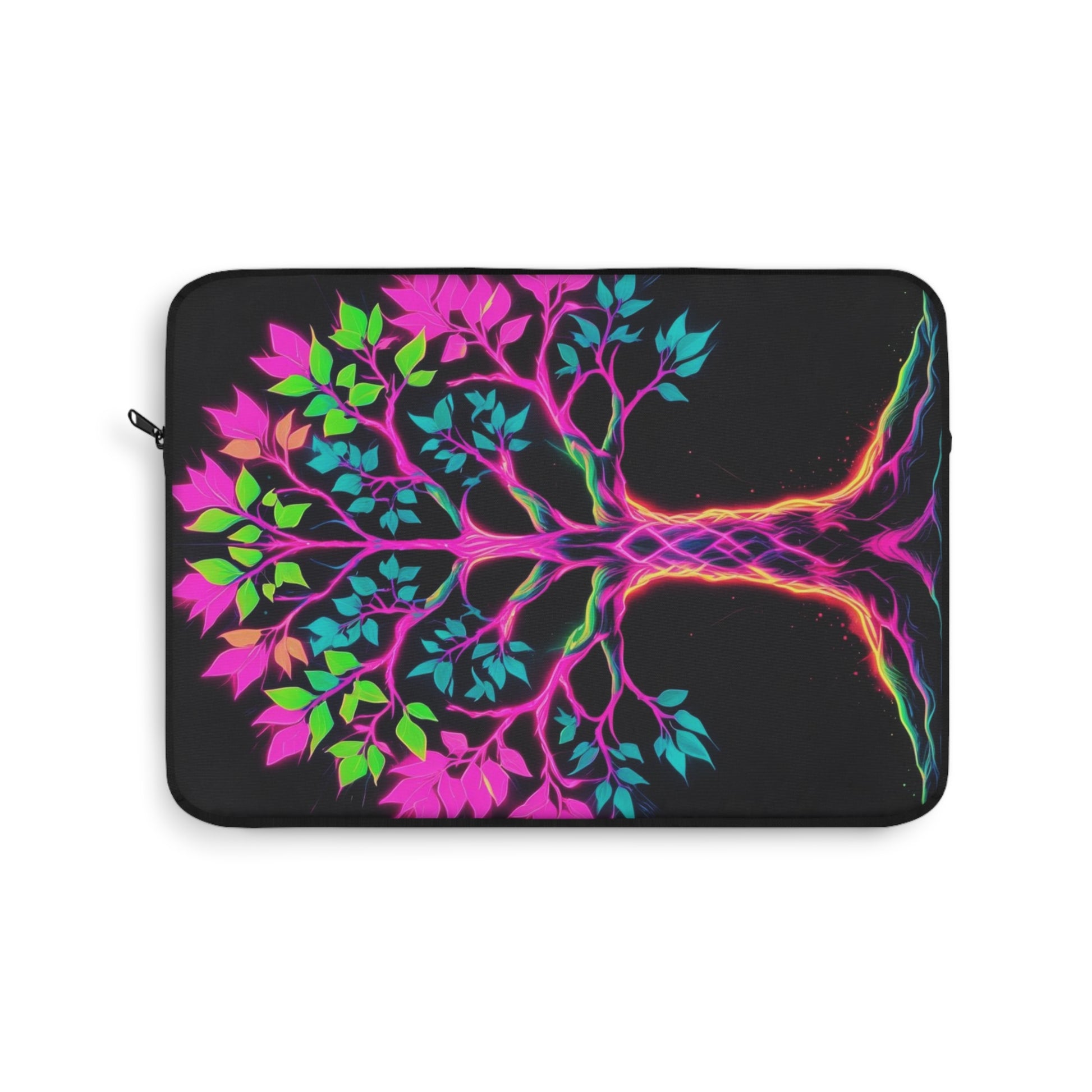 Vibrant Tree Laptop Sleeve - Eco-Friendly Tech Case, Colorful Computer Bag, Holiday Gift, Nature Lover's Accessory, Custom Design