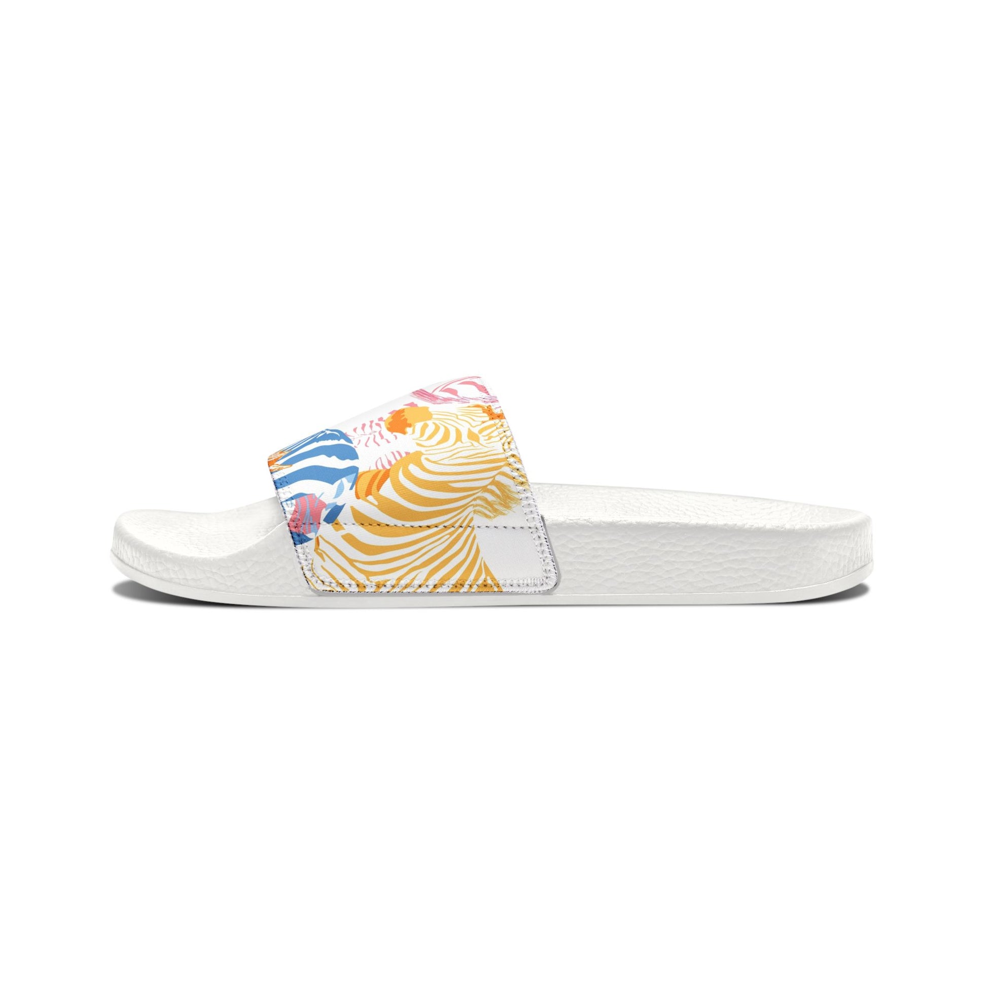 Colorful Floral Removable-Strap Sandals for Women, Summer Sliders, Beach Sandals, Vacation Footwear, Garden Party Essentials