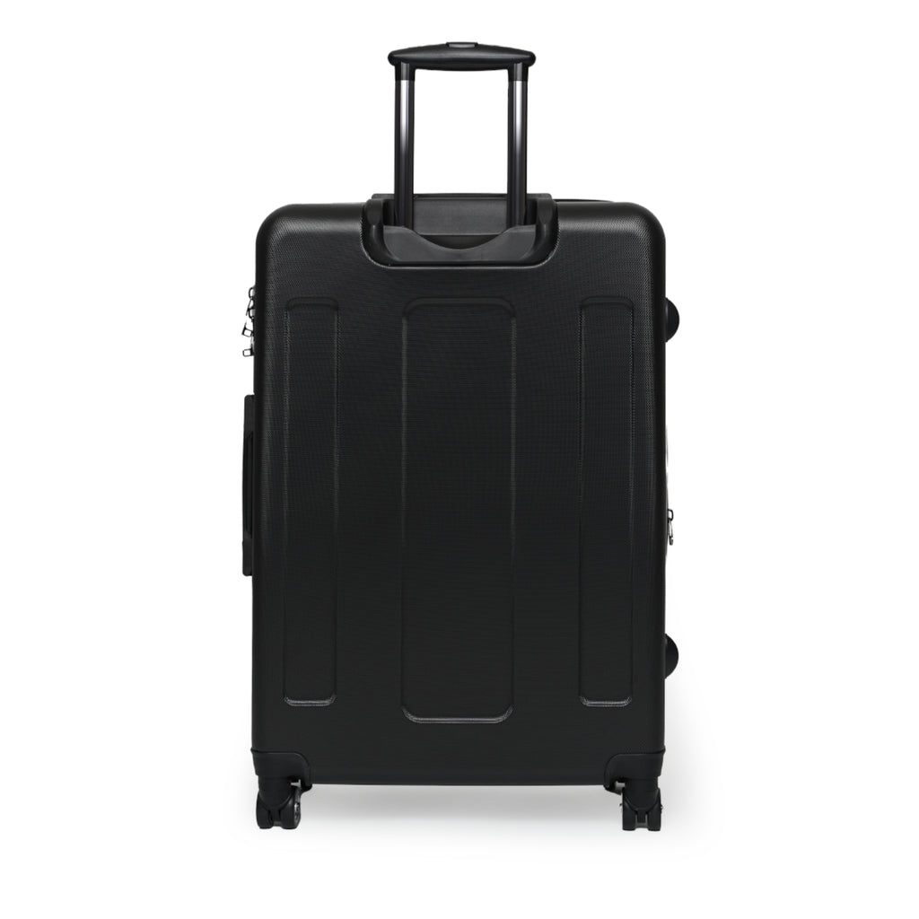 Neon Star Suitcase, Unique Travel Luggage, Stylish Carry-On, Colorful Spinner Bag, Perfect for Festivals, Vacations, and Holidays