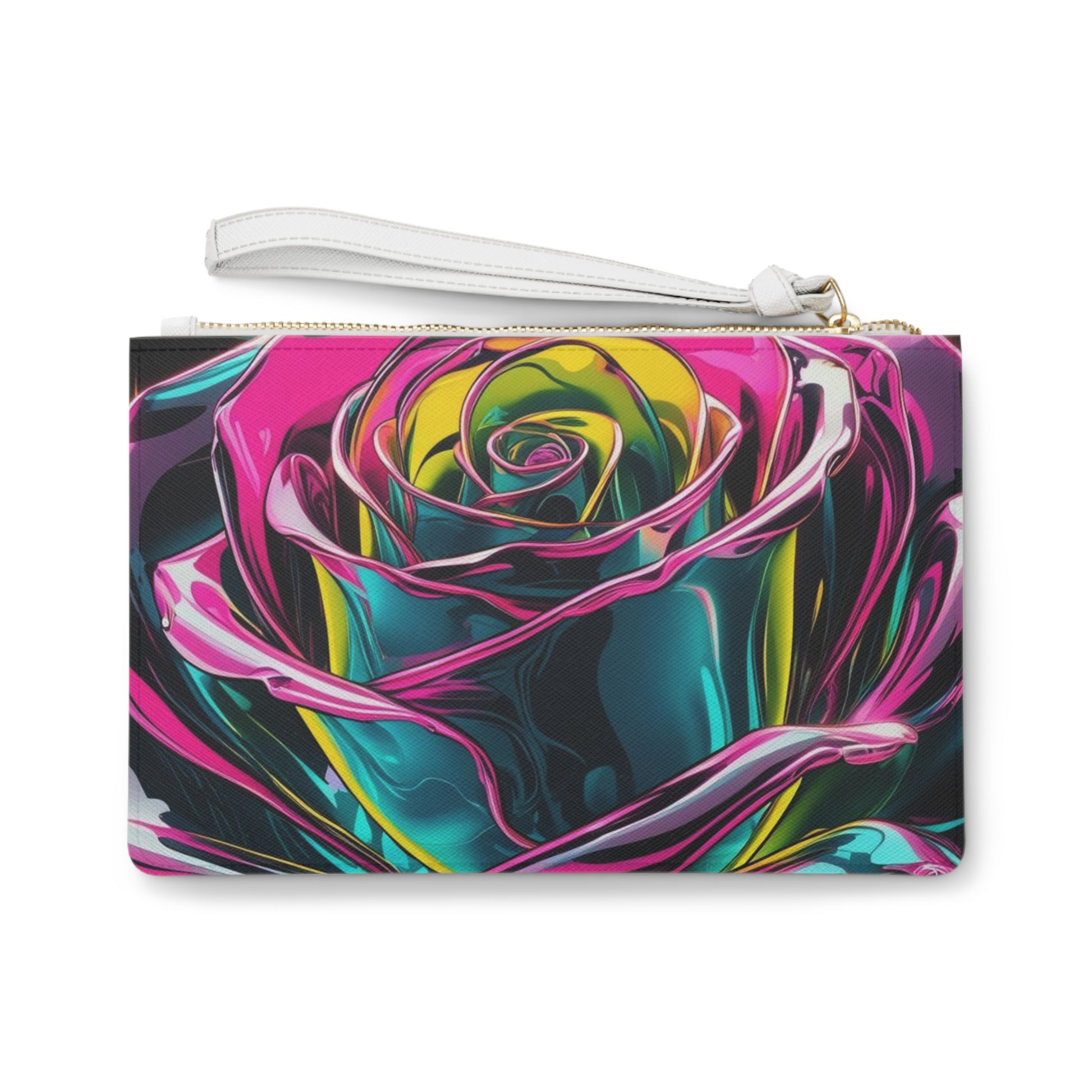 Vibrant Art Clutch Bag – Colorful Cosmic & Floral Designs | Ideal Gift for Festivals, Parties, Birthdays, or Everyday Use