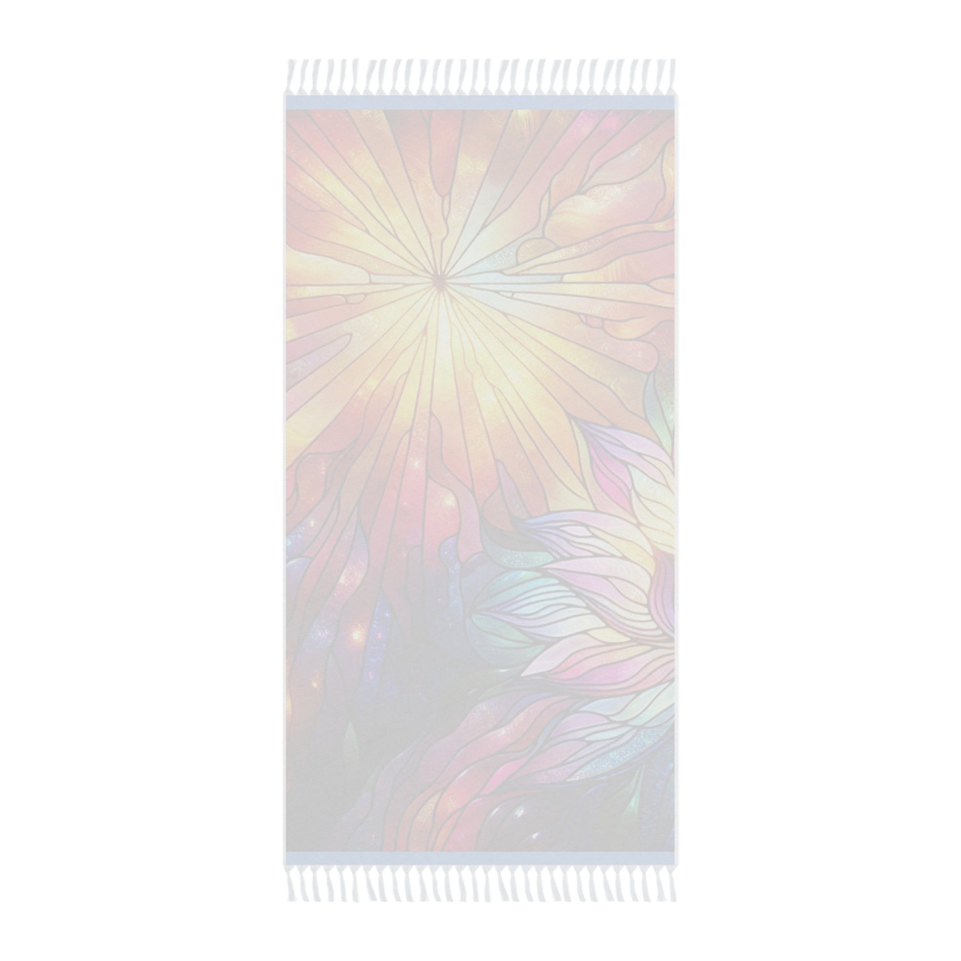 Boho Beach Towel - Vibrant Mandala Design, Perfect for Summer Picnics, Yoga, Pool Days, or Beach Trips