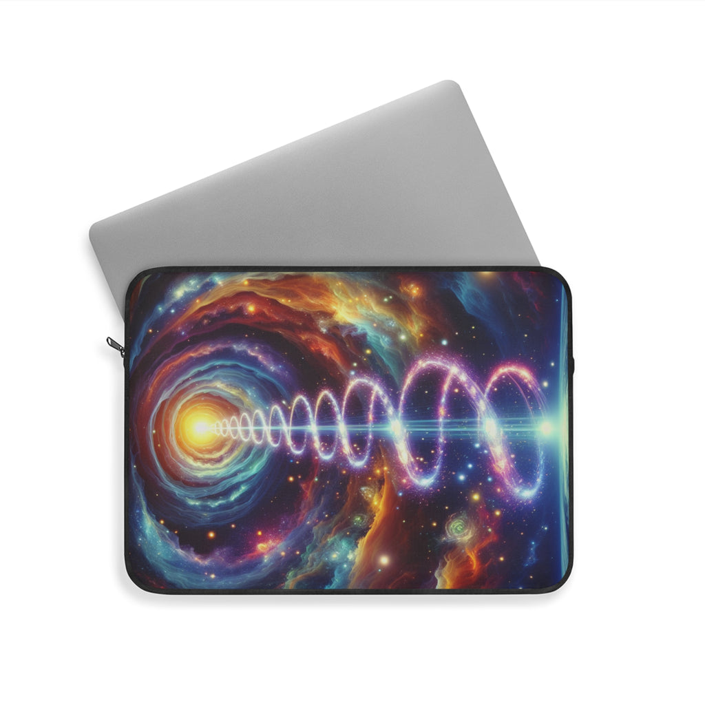 Cosmic Vortex Laptop Sleeve - Space-Themed Case for Astronomers, Tech Lovers, Unique Gift for Students, Work & Travel