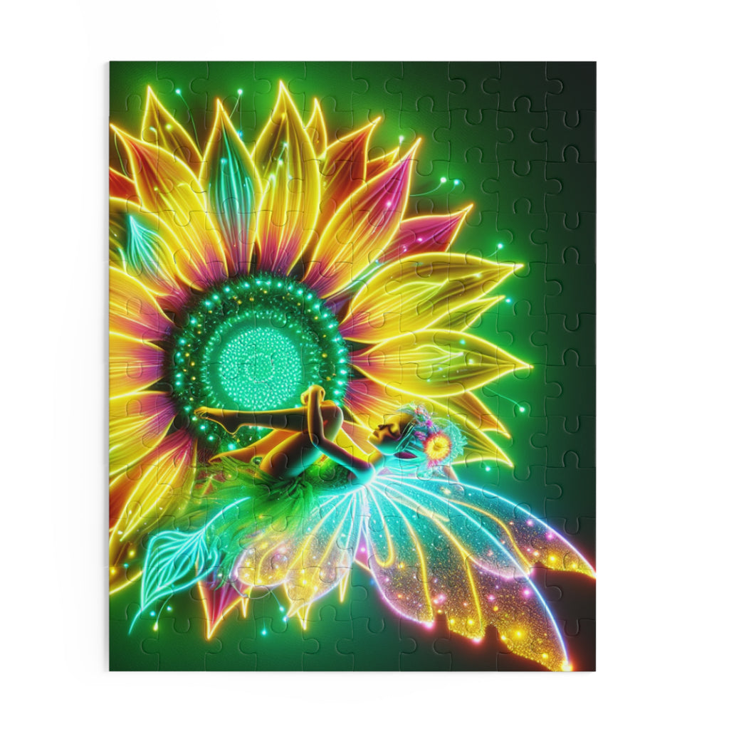 Glow-in-the-Dark Fairy Puzzle | 120, 252, 500-Piece | Vibrant, Magical Decor, Gift for All Ages, Family Fun, Puzzle Night
