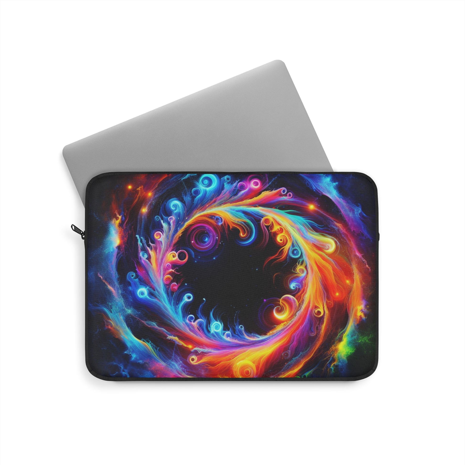 Vibrant Galaxy Laptop Sleeve | Cosmic Laptop Case, Colorful Tech Accessory, Gift for Students and Professionals, Festival Vibes