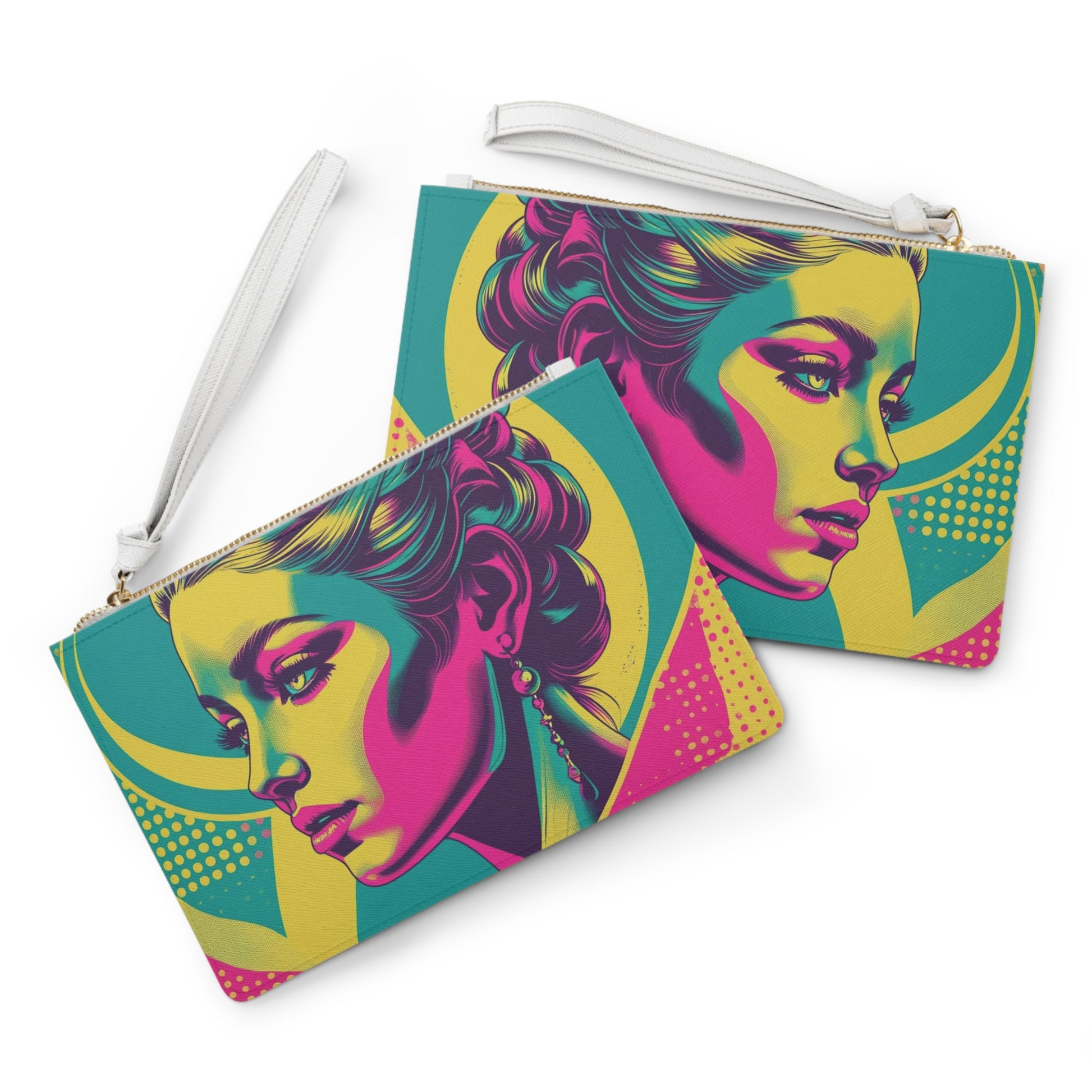 Vibrant Art Clutch Bag - Stylish Purse, Tote Bag for Night Out, Fashion Accessory, Unique Gift for Her, Statement Piece