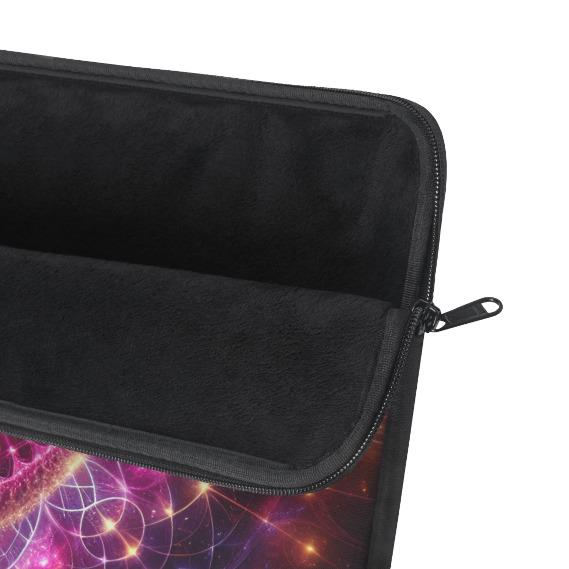 Love and Divine Heart Activation, Heart-Shaped Sacred Geometry Colorful Heart Laptop Sleeve, Romantic Tech Case, Gift for Tech Lovers, Stylish Computer Pouch, Vibrant Laptop Bag