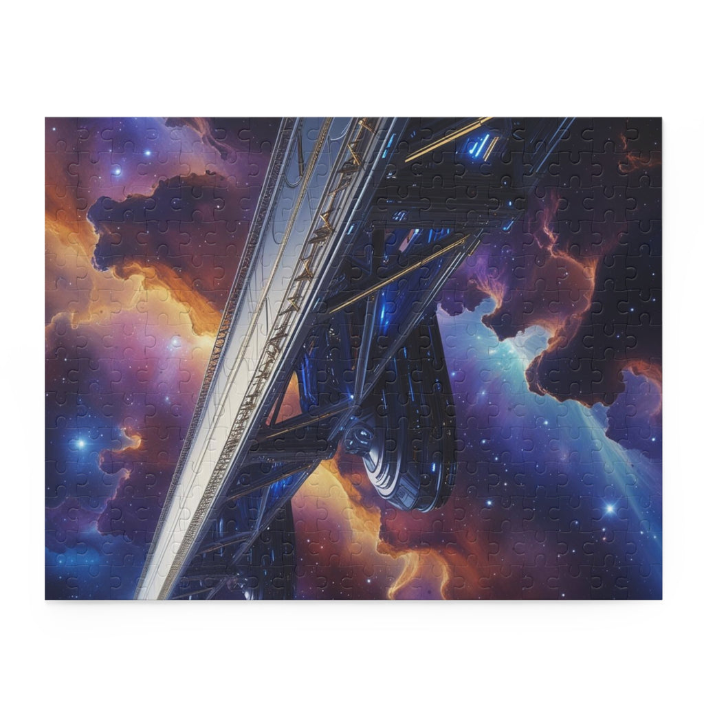 Galactic Space Puzzle | Starry Night Jigsaw | 120/252/500-Piece | Cosmic Puzzle | Astronomy Gift | Home Decor | Family Game