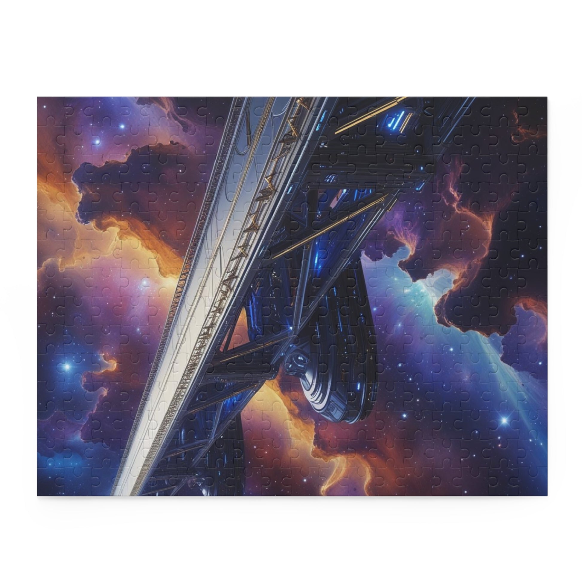 Galactic Space Puzzle | Starry Night Jigsaw | 120/252/500-Piece | Cosmic Puzzle | Astronomy Gift | Home Decor | Family Game