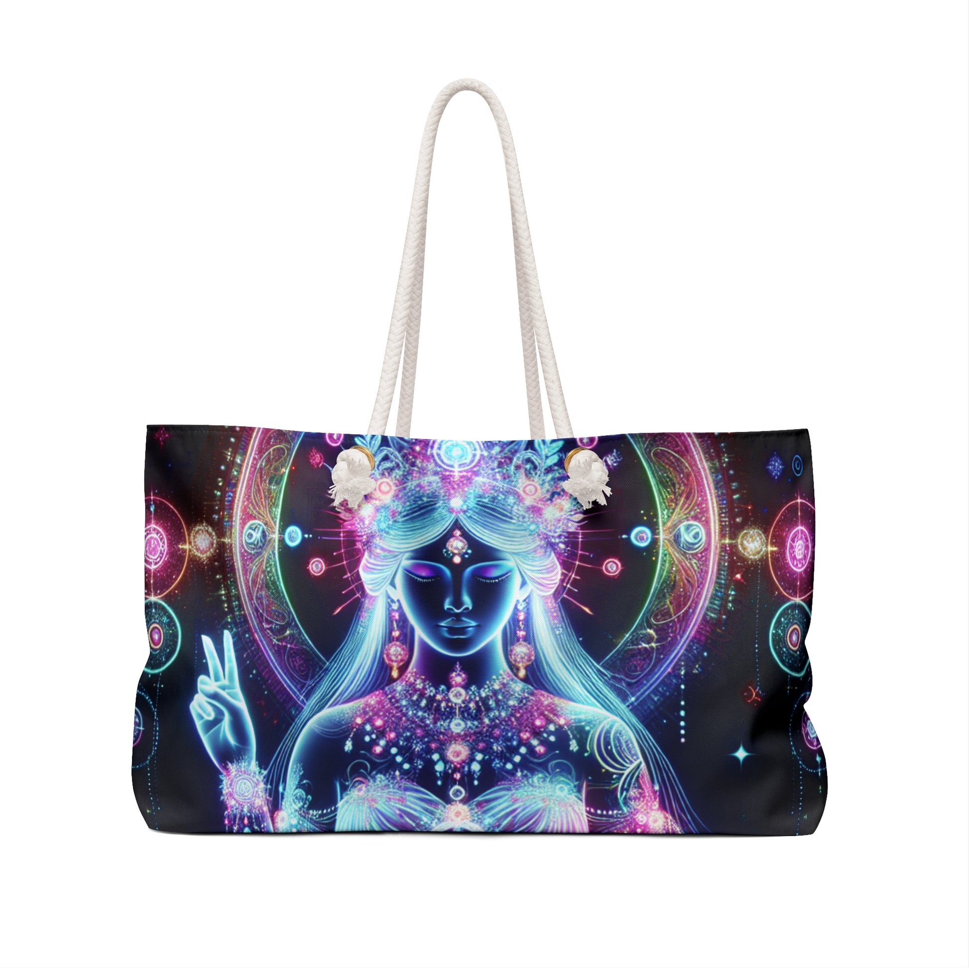 Bohemian Goddess Weekend Bag | Travel, Tote, Yoga, Gift, Spiritual Decor