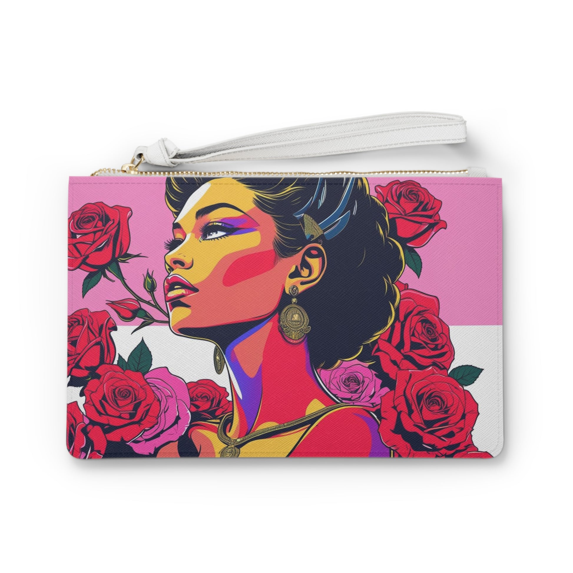 Colorful Floral Clutch Bag, Stylish Evening Purse, Chic Handbag for Parties, Gift for Her, Boho Accessory