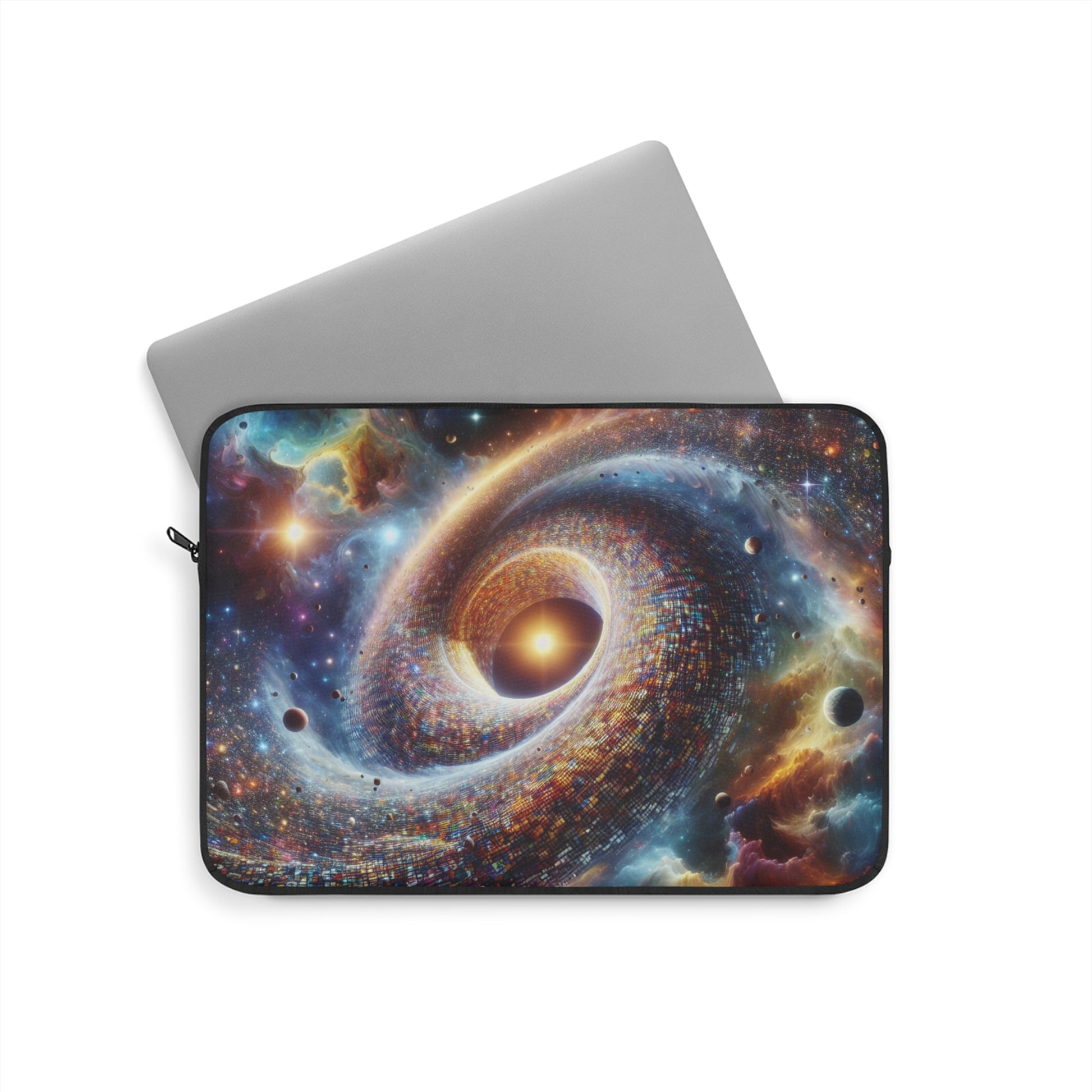Galaxy Swirl Laptop Sleeve | Cosmic Space Design, Gift for Tech Lovers, Unique Computer Case, Birthday Present, Geeky Accessories