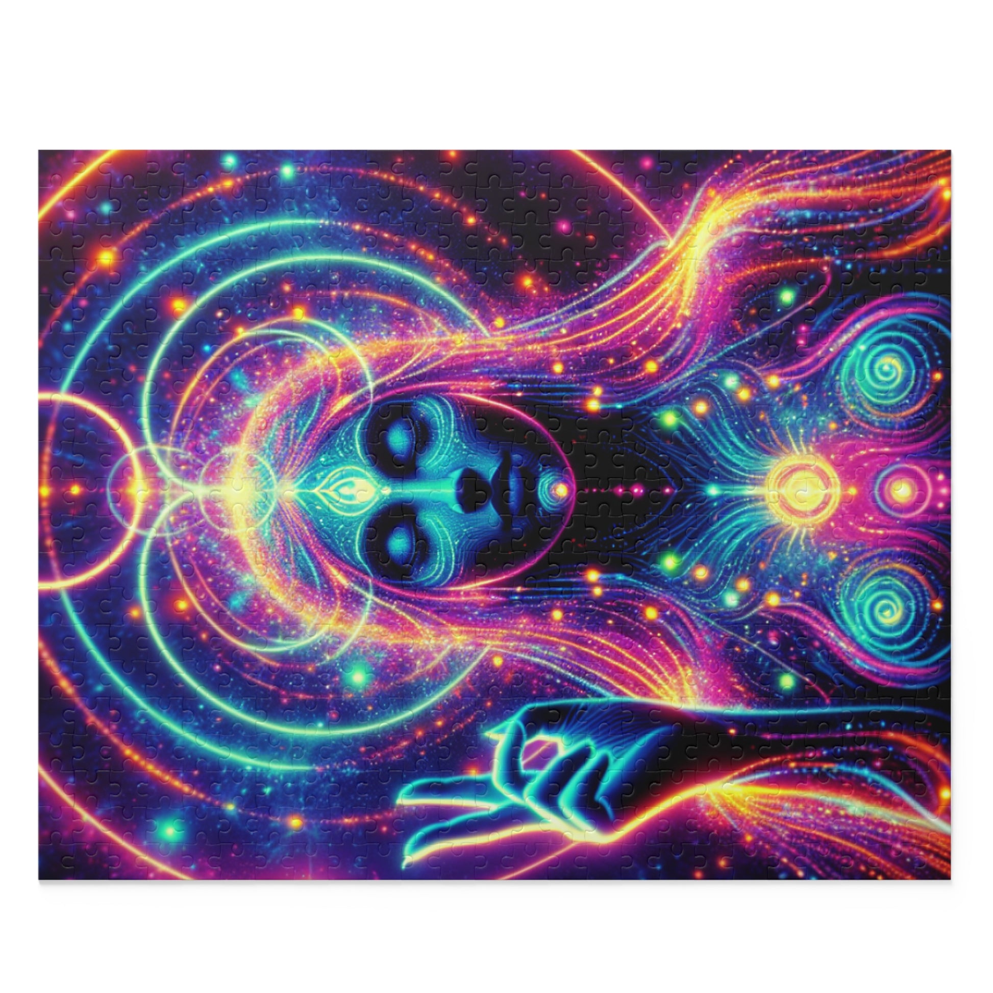Neon Cosmic Puzzle – Mindful Meditation Art, Mystical 500-Piece Jigsaw, Colorful Puzzle for Relaxation, Gift for Spiritual Seekers, [...]