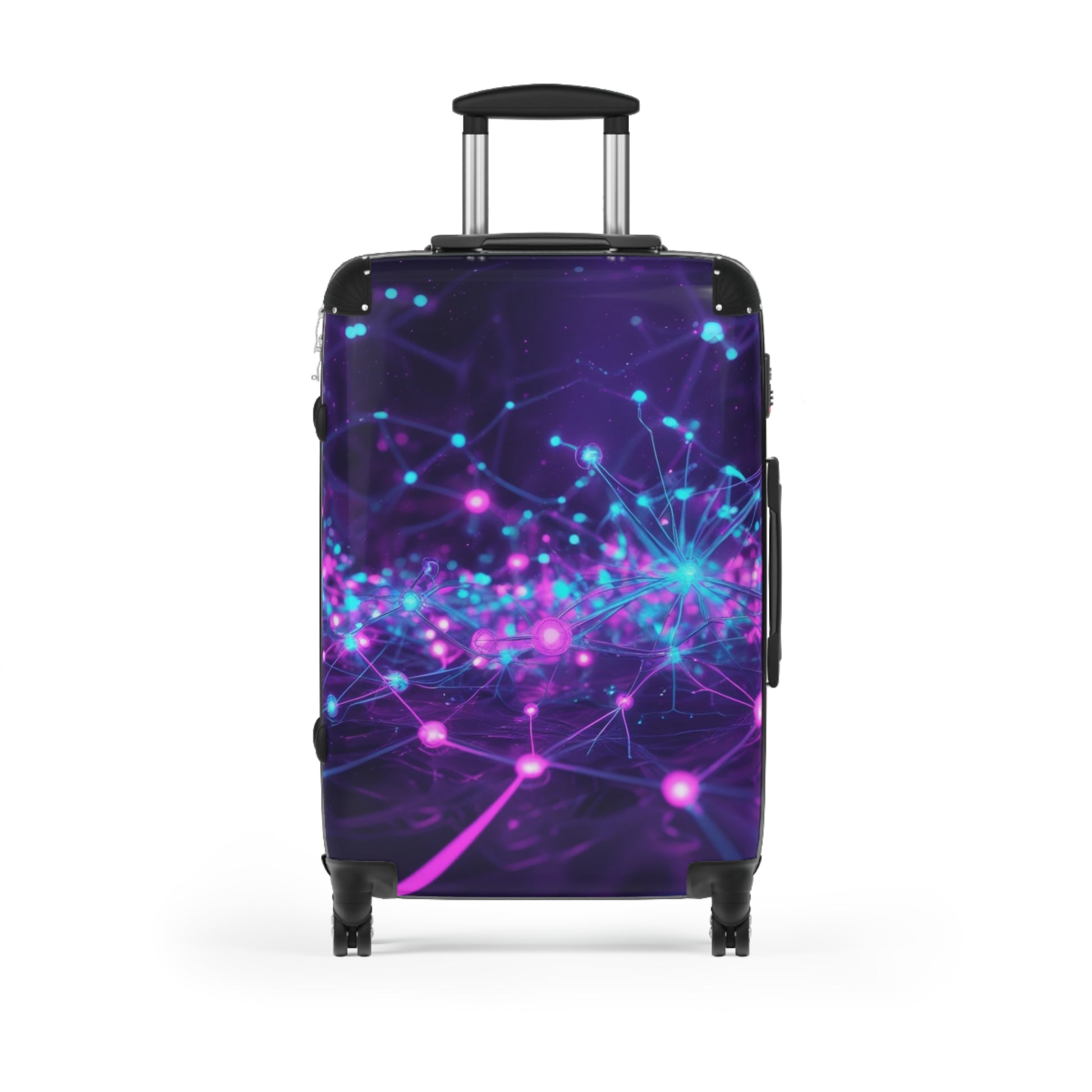 Vibrant Pattern Suitcase for Travel Enthusiasts, Luggage, Carry-On, Vacation Gear, Trendy Travel Accessories