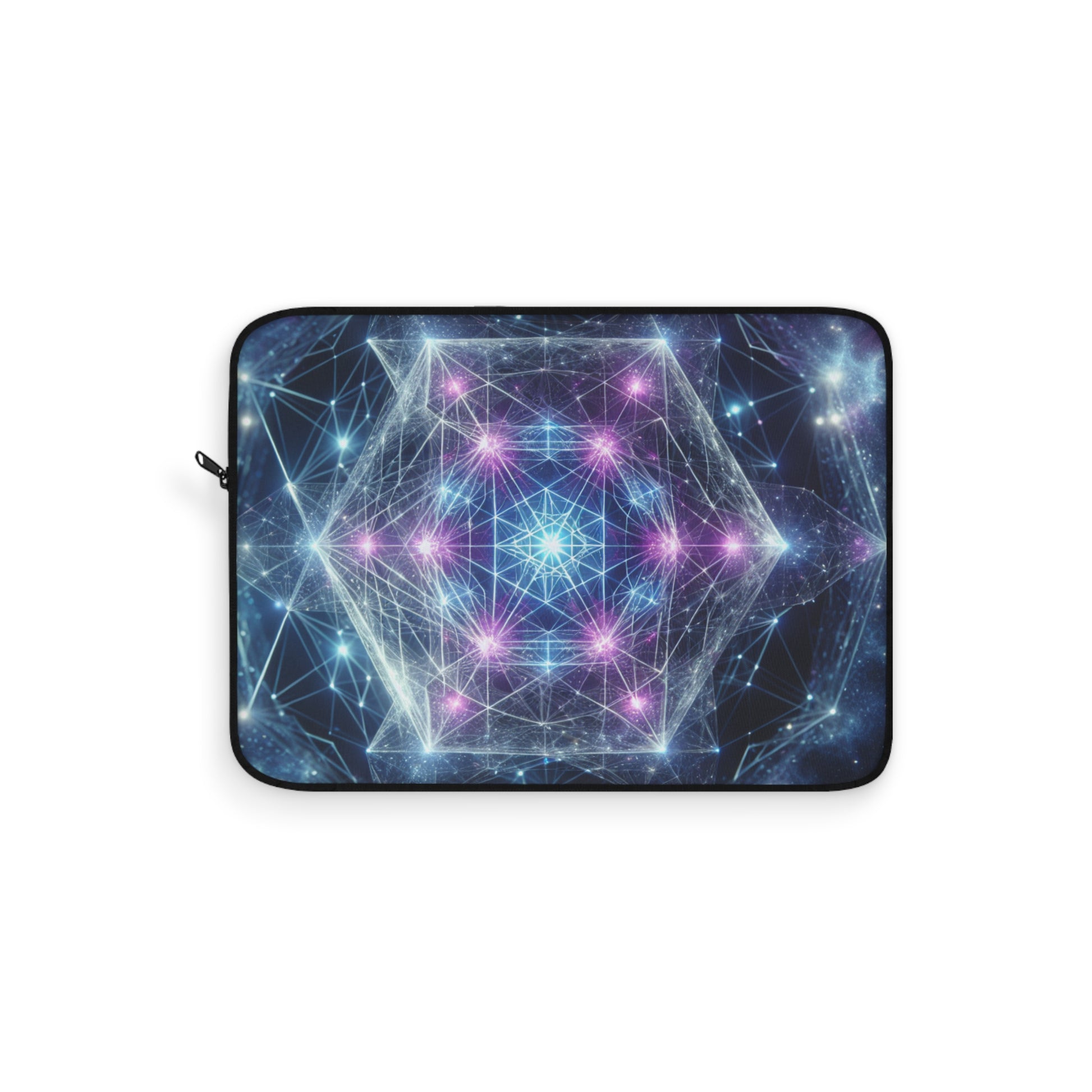 Cosmic Merkaba Activating Ascension & Higher Self, Laptop Sleeve, Colorful Laptop Case, Galaxy Laptop Sleeve, Geometric Design Laptop Bag, Perfect Gift for Tech Lovers