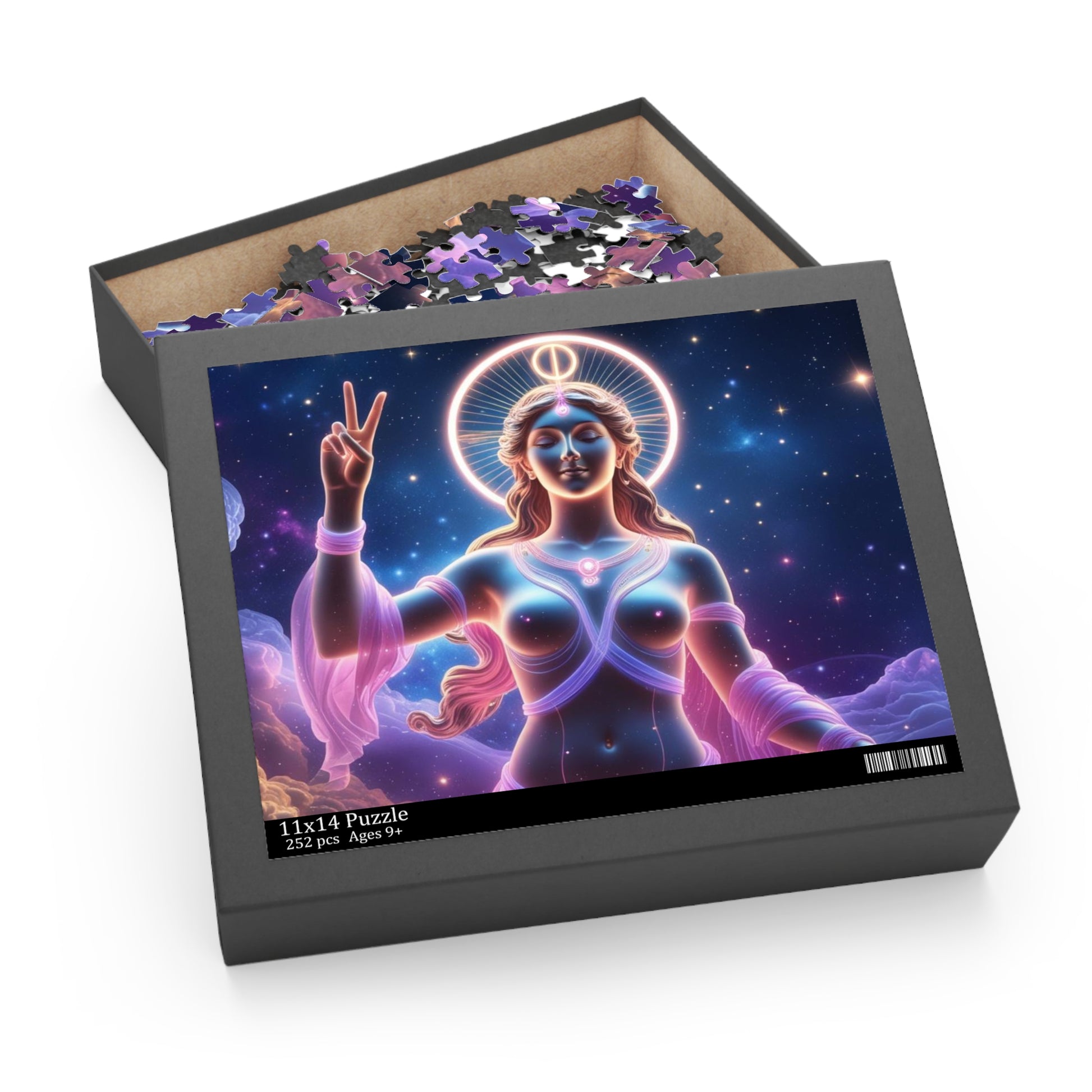 Mystical Goddess Puzzle | 120, 252 & 500-Piece Jigsaw Art | Spiritual Home Decor, Gift for Puzzle Lovers, Meditation, Cosmic Theme, [...]
