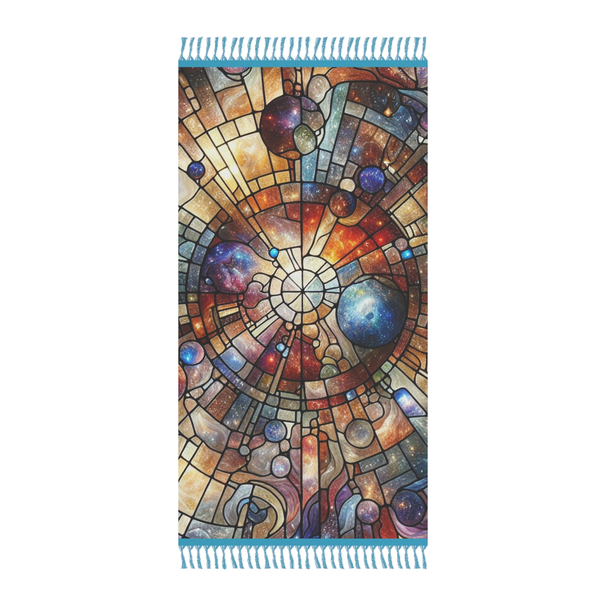 Boho Beach Towel, Cosmic Pattern Beach Blanket, Bohemian Poolside Decor, Stylish Sand-Free Towel, Unique Gift for Beach Lovers