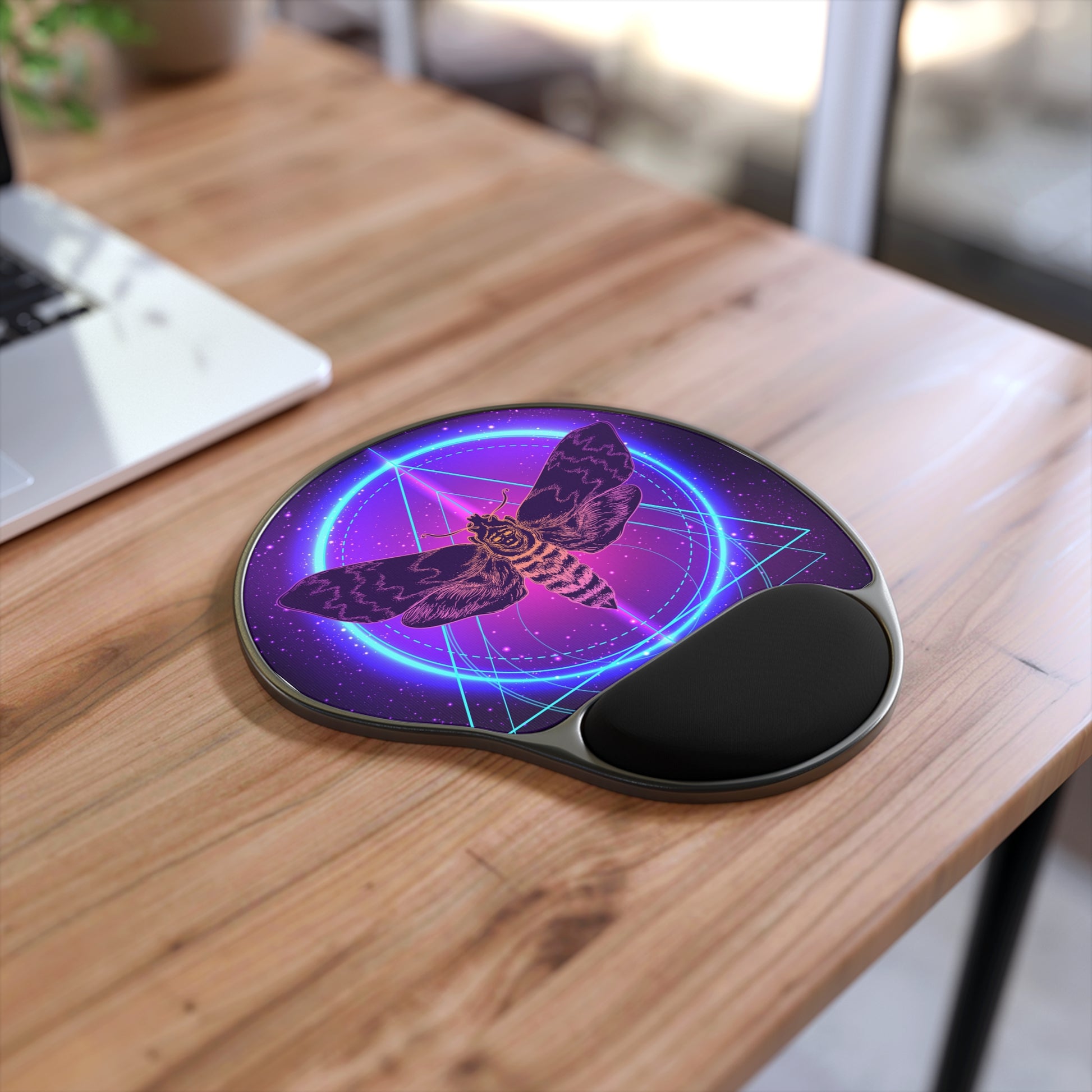 Chic Butterfly Mouse Pad with Wrist Rest - Ergonomic Desk Accessory, Gamer Gift, Home Office Decor, Modern Workspace Essentials