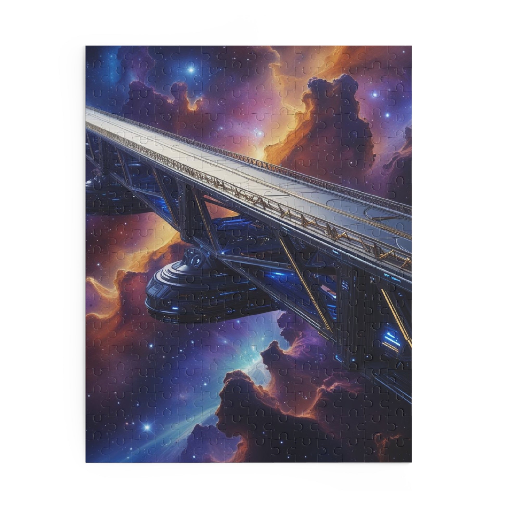 Galactic Space Puzzle | Starry Night Jigsaw | 120/252/500-Piece | Cosmic Puzzle | Astronomy Gift | Home Decor | Family Game