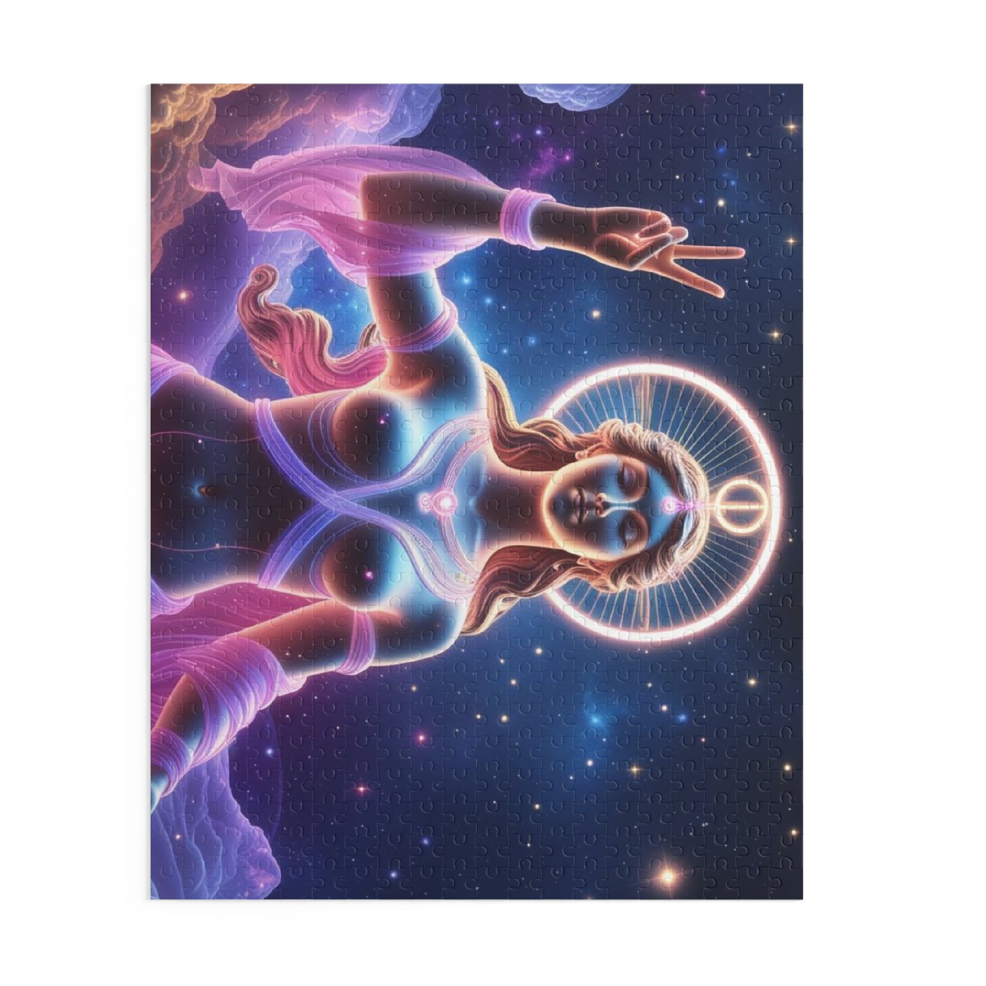Mystical Goddess Puzzle | 120, 252 & 500-Piece Jigsaw Art | Spiritual Home Decor, Gift for Puzzle Lovers, Meditation, Cosmic Theme, [...]
