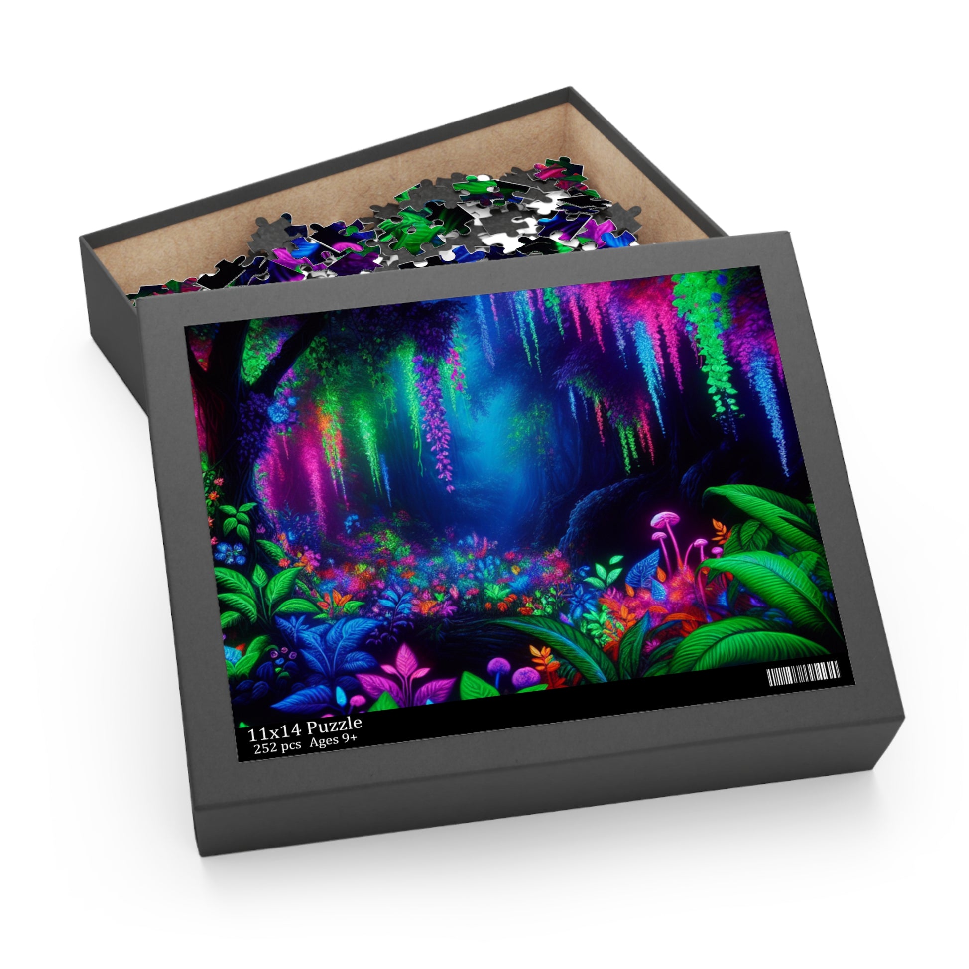 Colorful Nature Puzzle for Relaxation - 120, 252, 500 Pieces, Vibrant Landscape Art, Family Fun, Gift for Nature Lovers