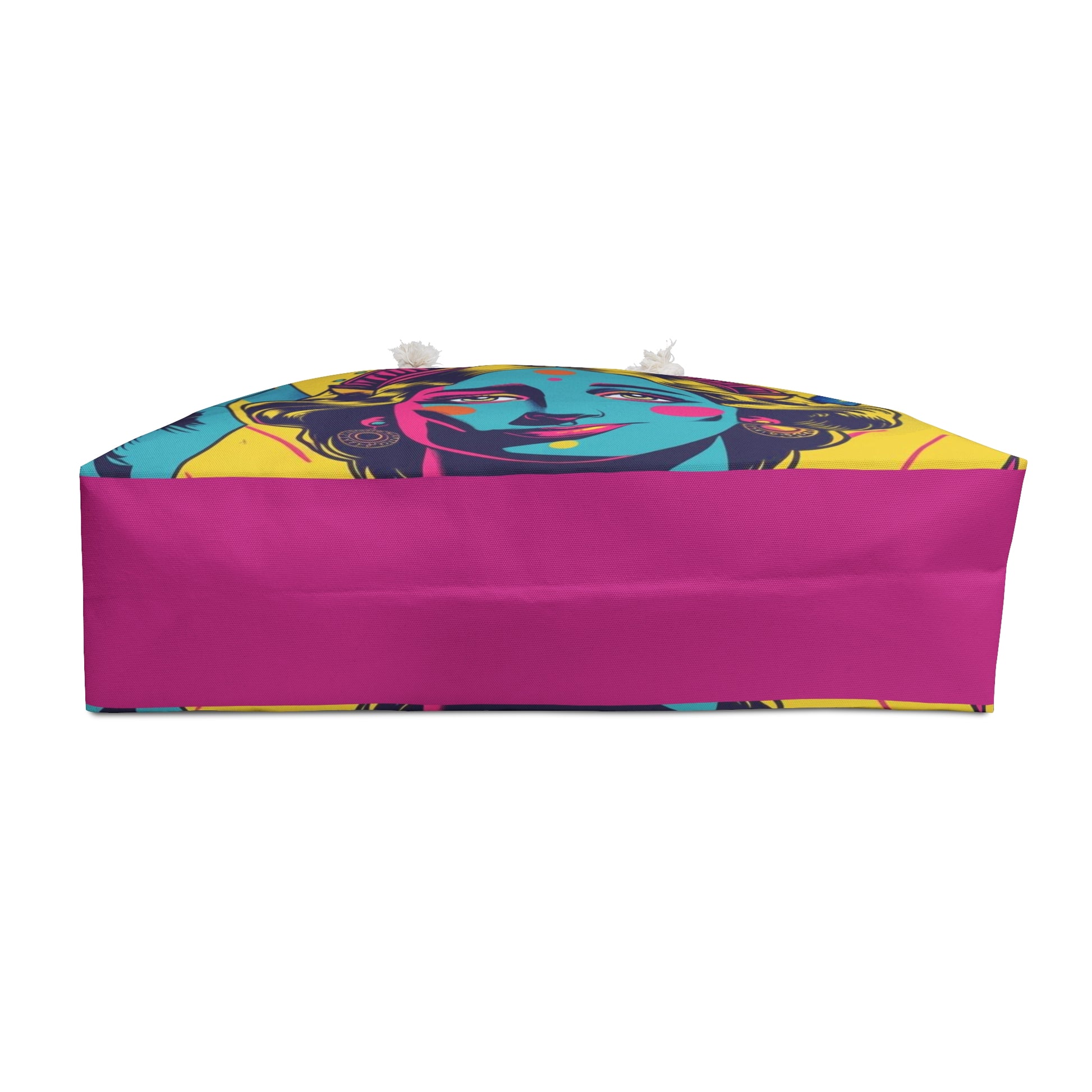 Colorful Retro Goddess Weekender Bag, Bohemian Tote for Travel, Beach Bag, Yoga Bag, Gift for Her