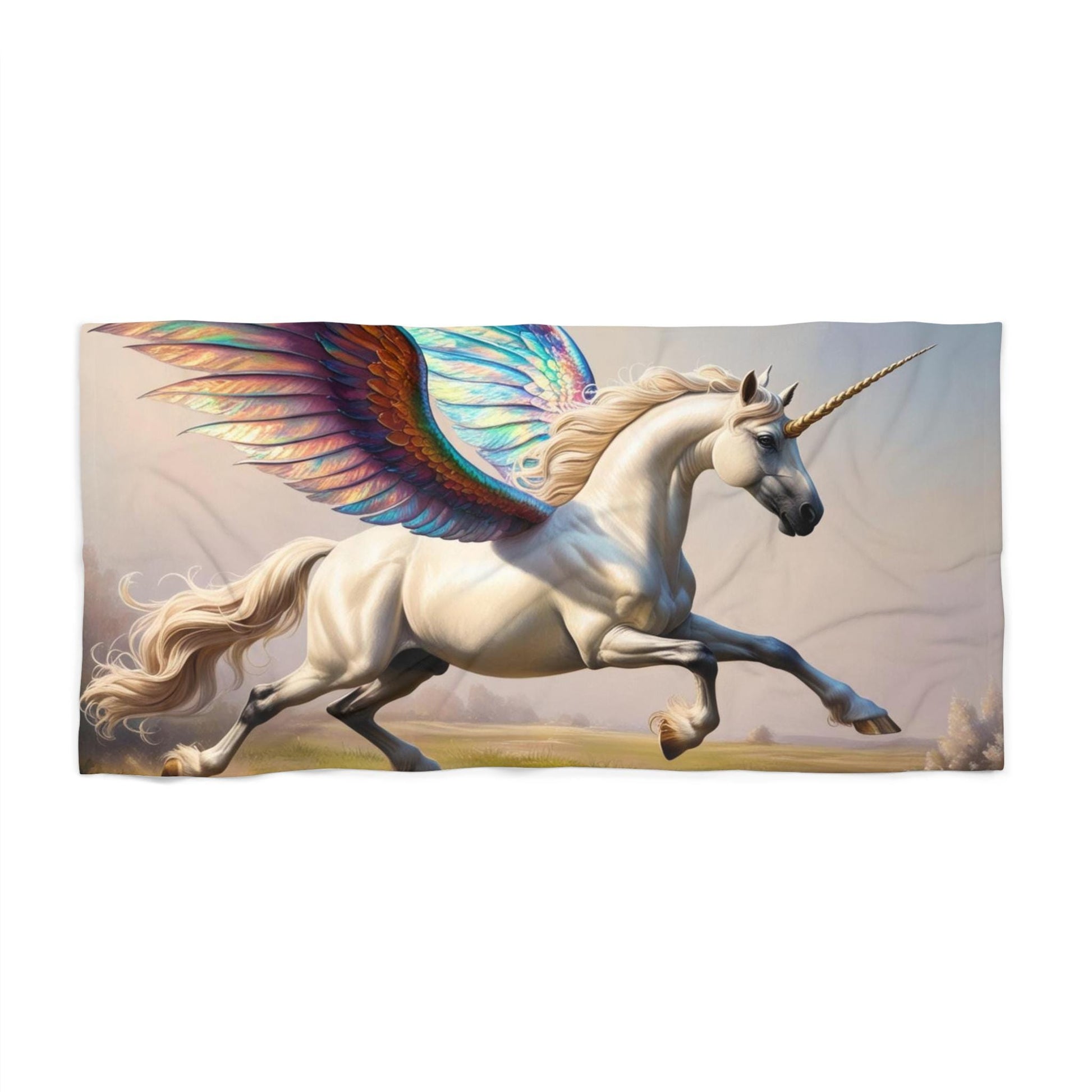 Magical Unicorn Beach Towel, Soft Sand Drying Towel, Colorful Pool Accessory, Gift for Unicorn Lovers, Summer Beach Essentials